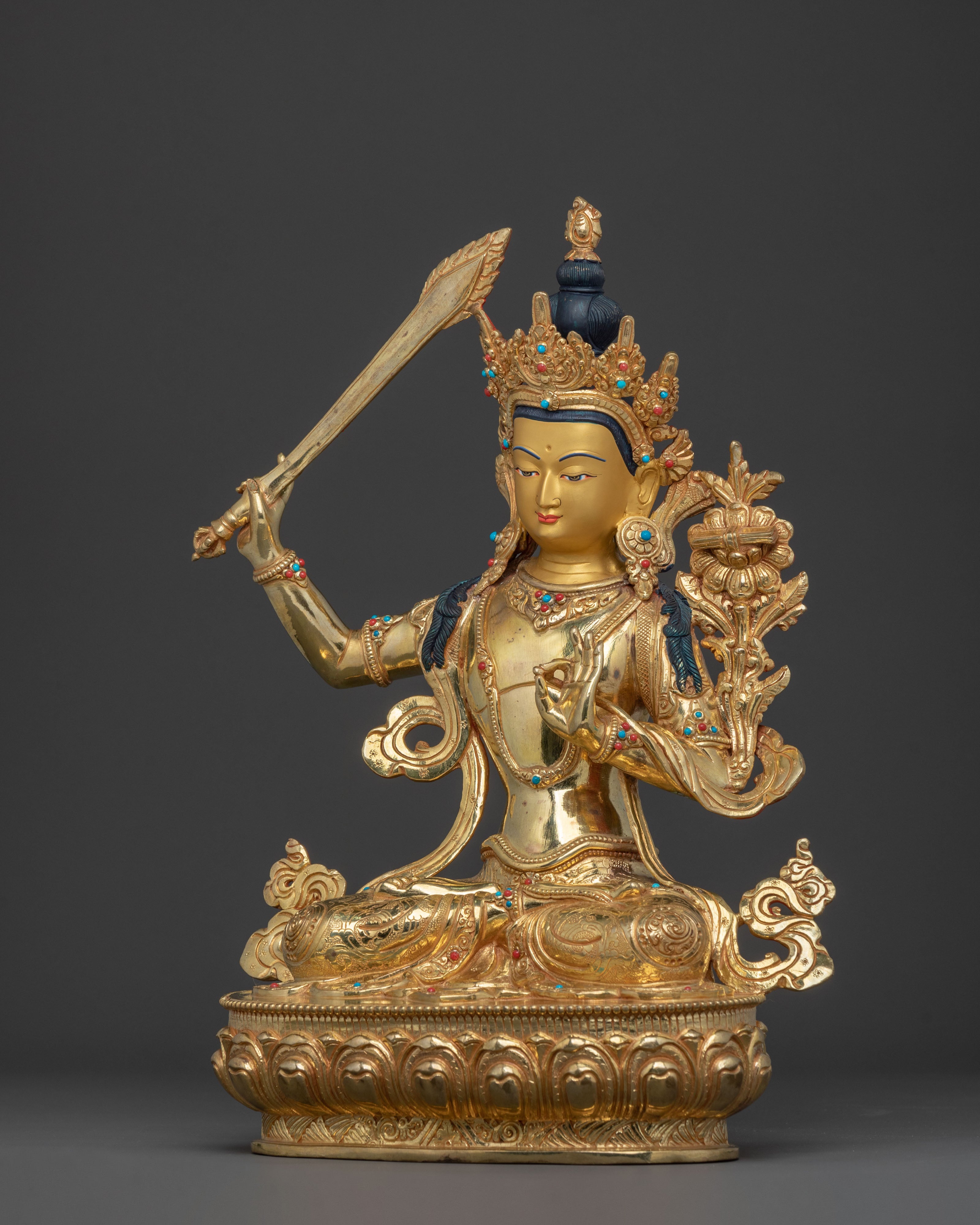 Manjushri Spiritual Statue | Bodhisattva of Wisdom