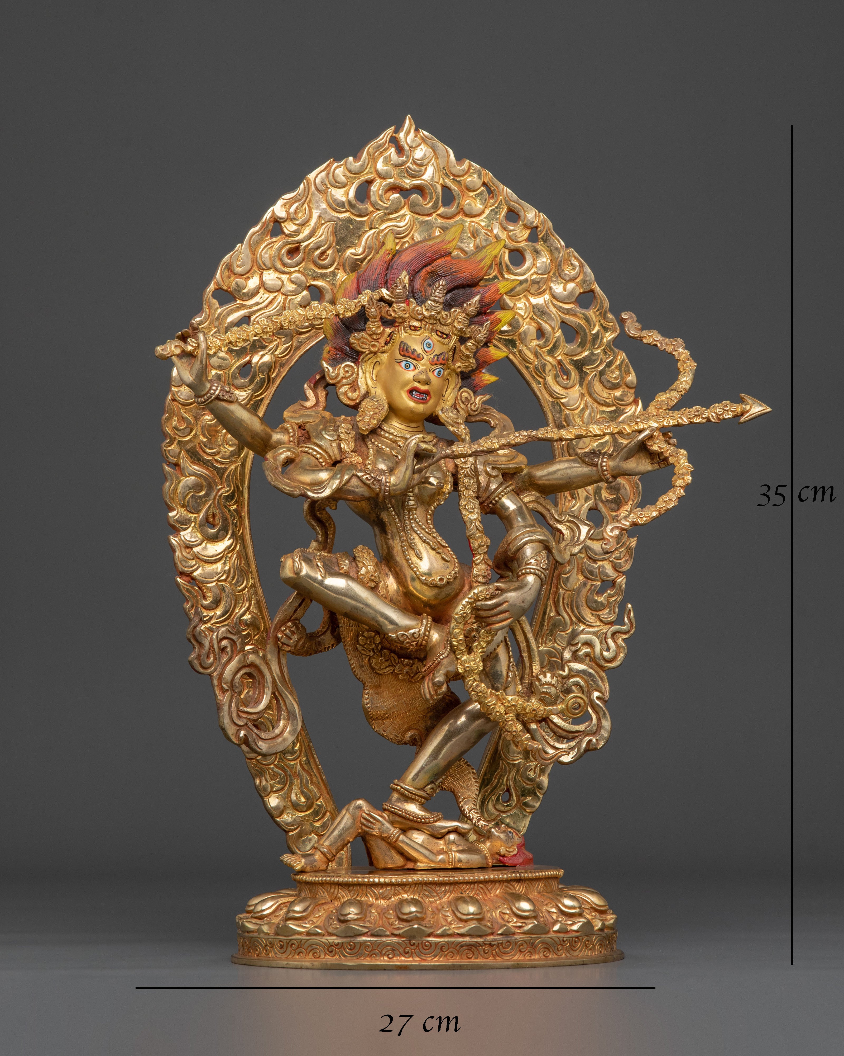 Handmade Kurukulla Buddhist Statue | Protector Figurine