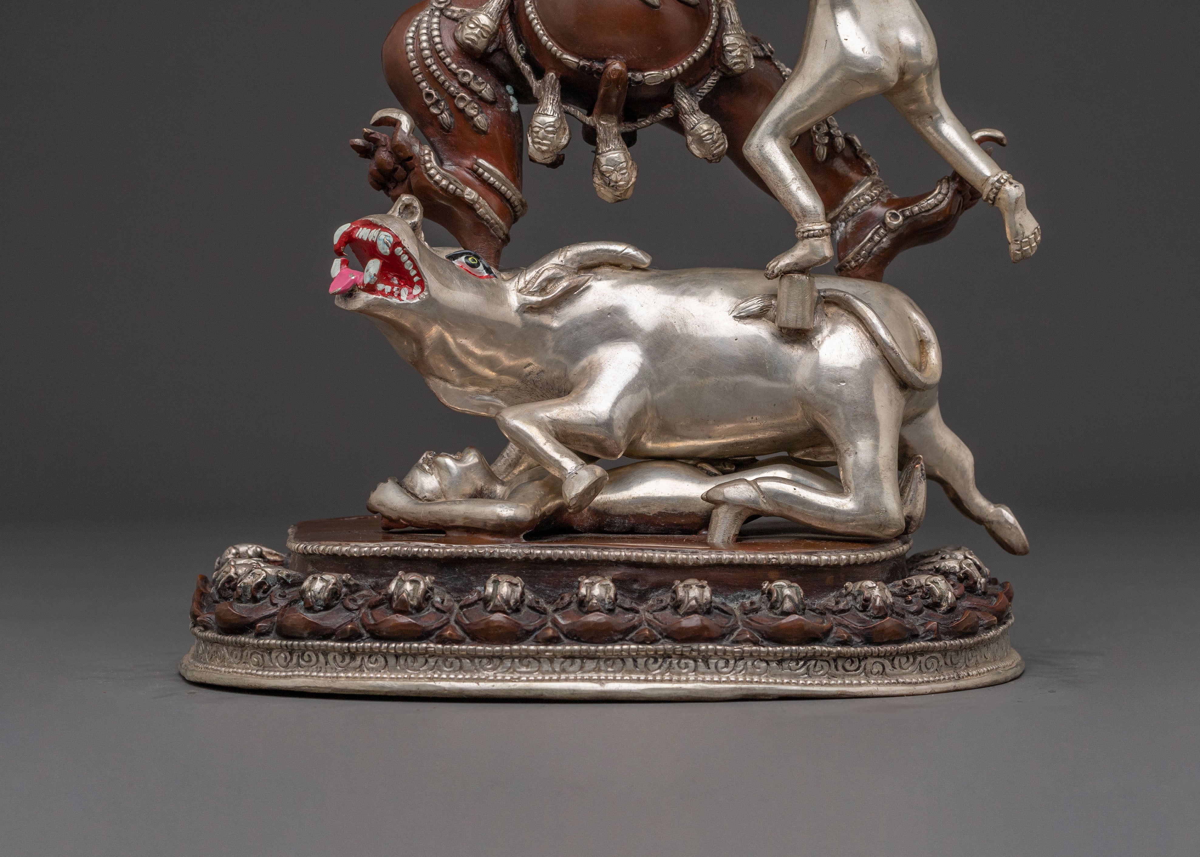 Sacred Statue of Yamantaka with Vajravetali – Protective Fury