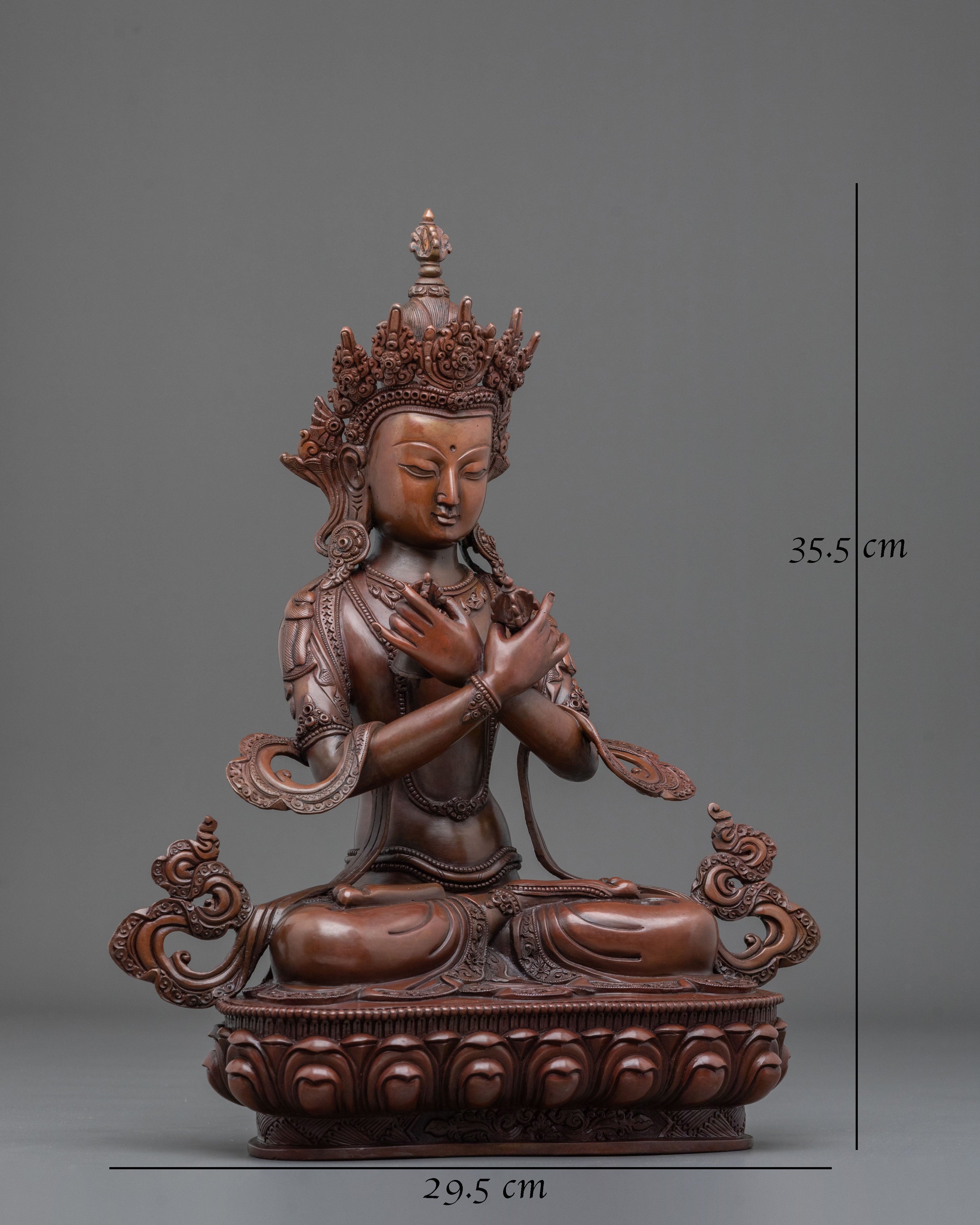 Vajradhara Oxidized Sculpture | Altar Decor