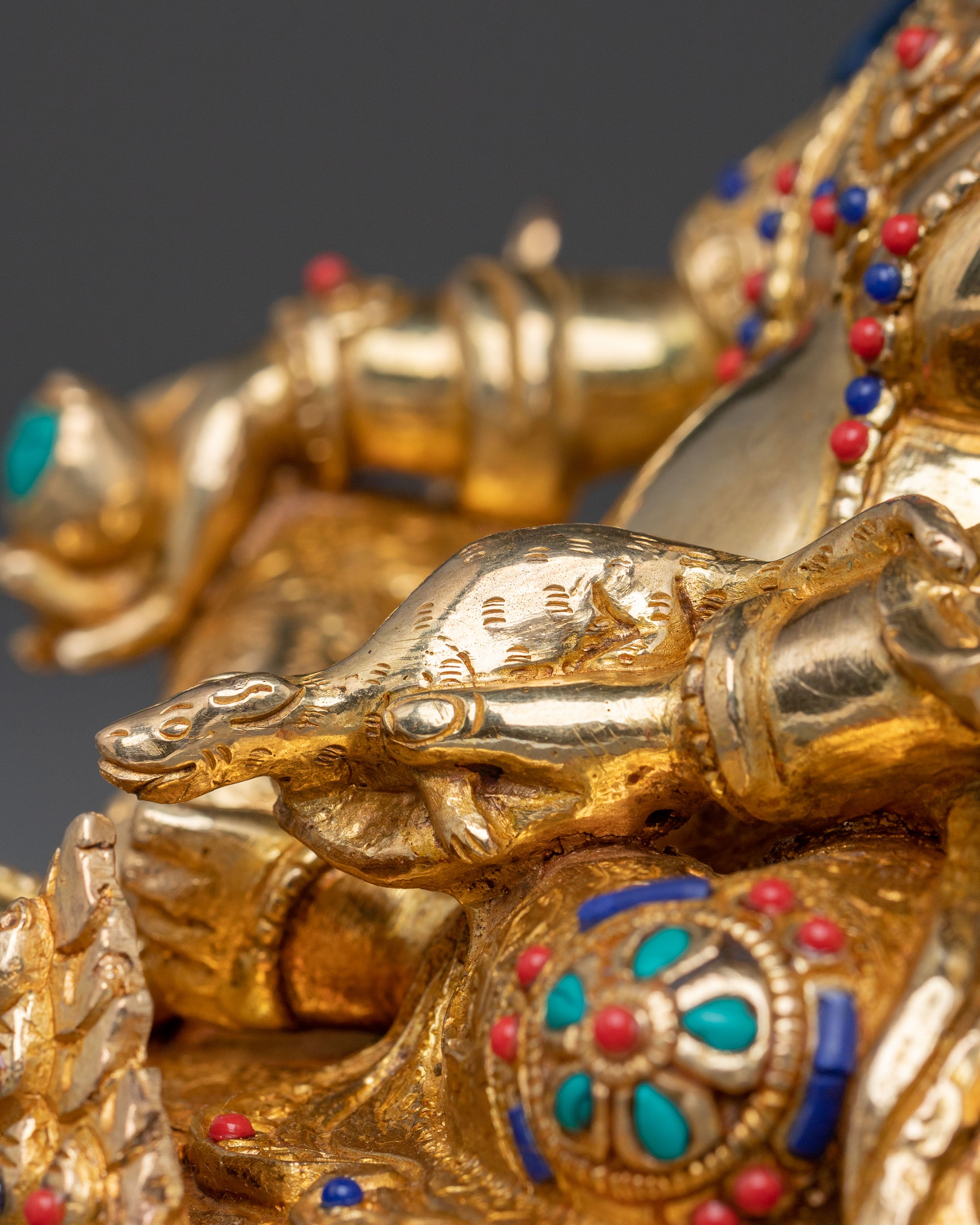 Dzambhala Yellow Wealth Deity Statue