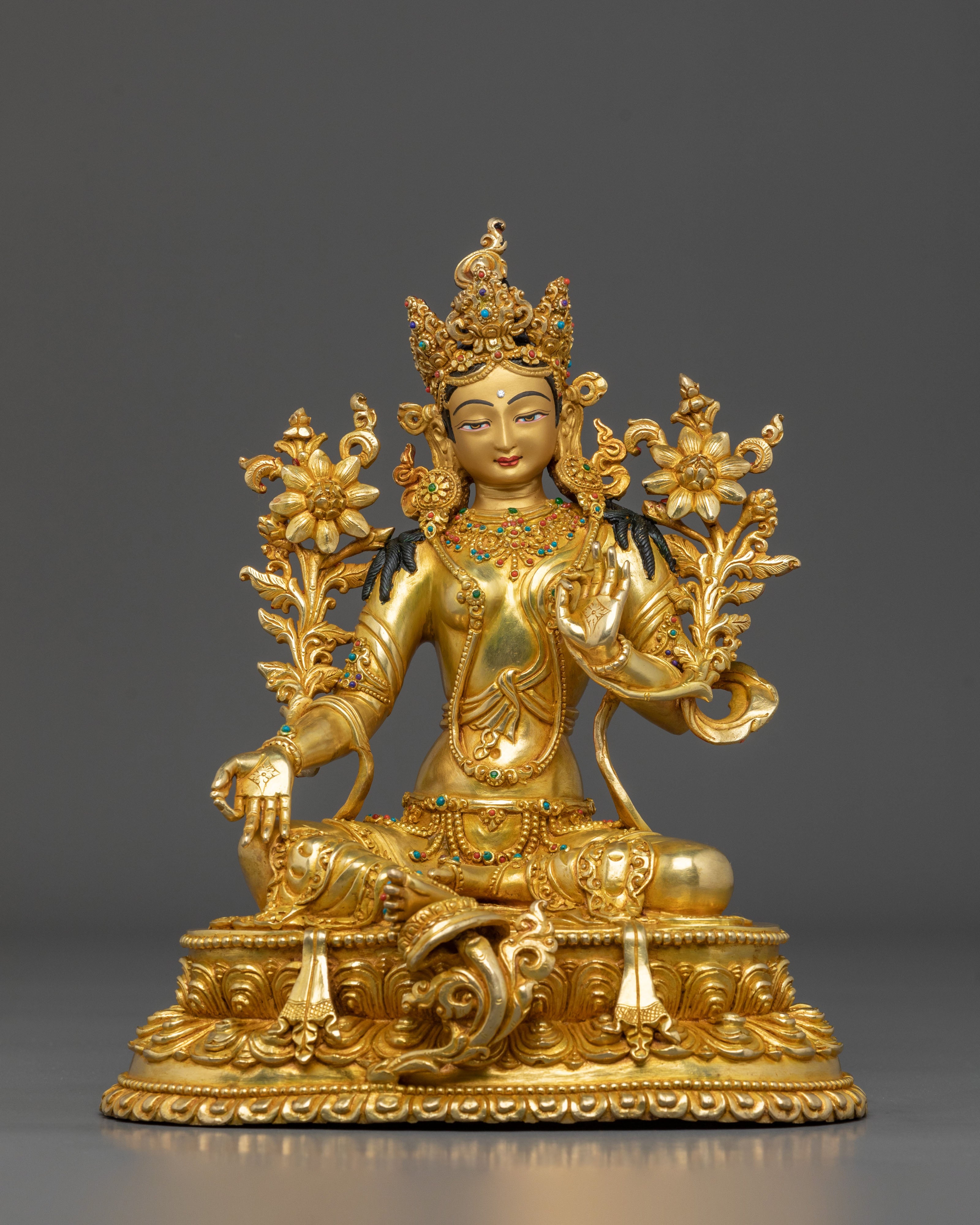  Green Tara Statue