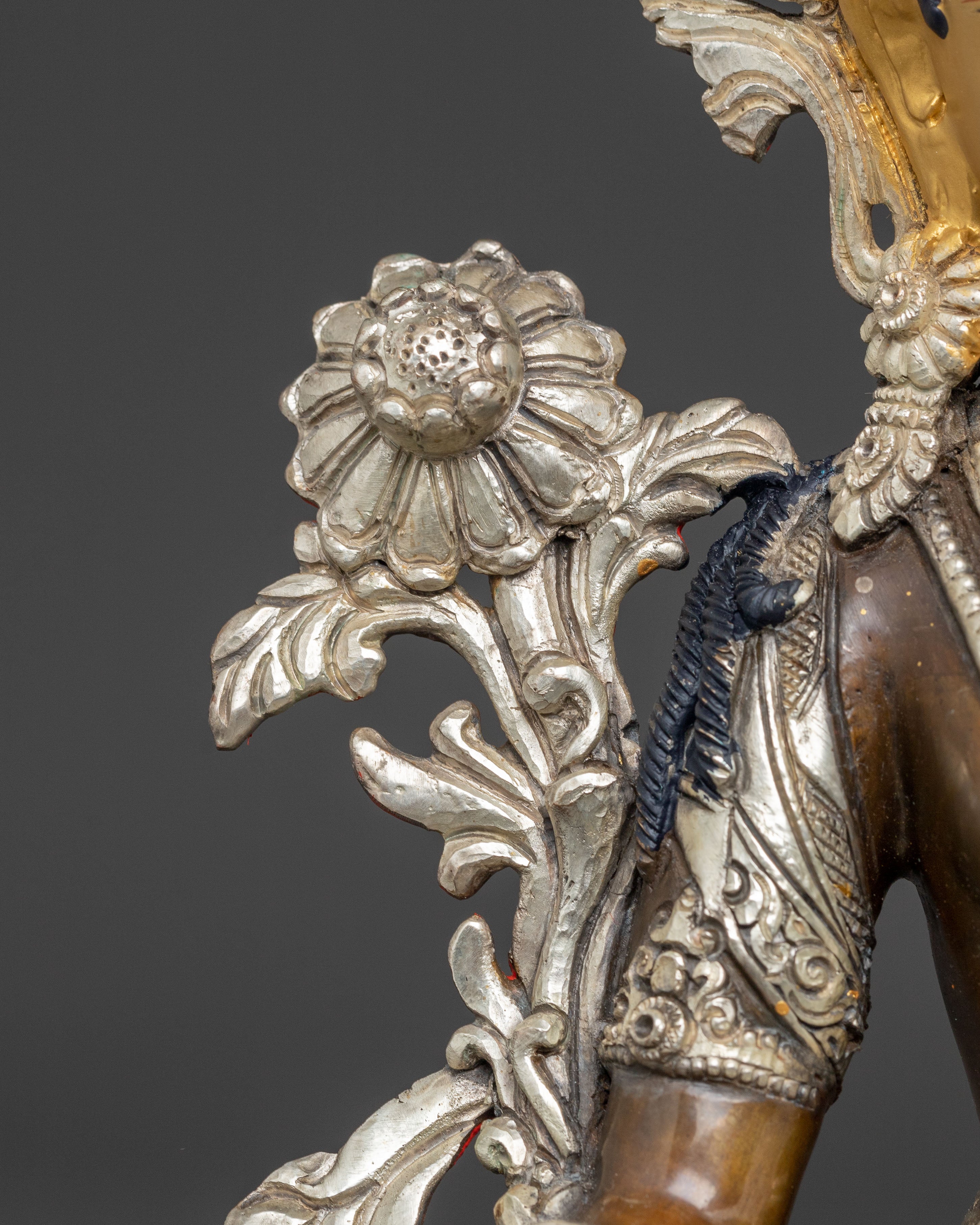 Handmade Shyama Tara Oxidized Statue | Mother of All Buddhas