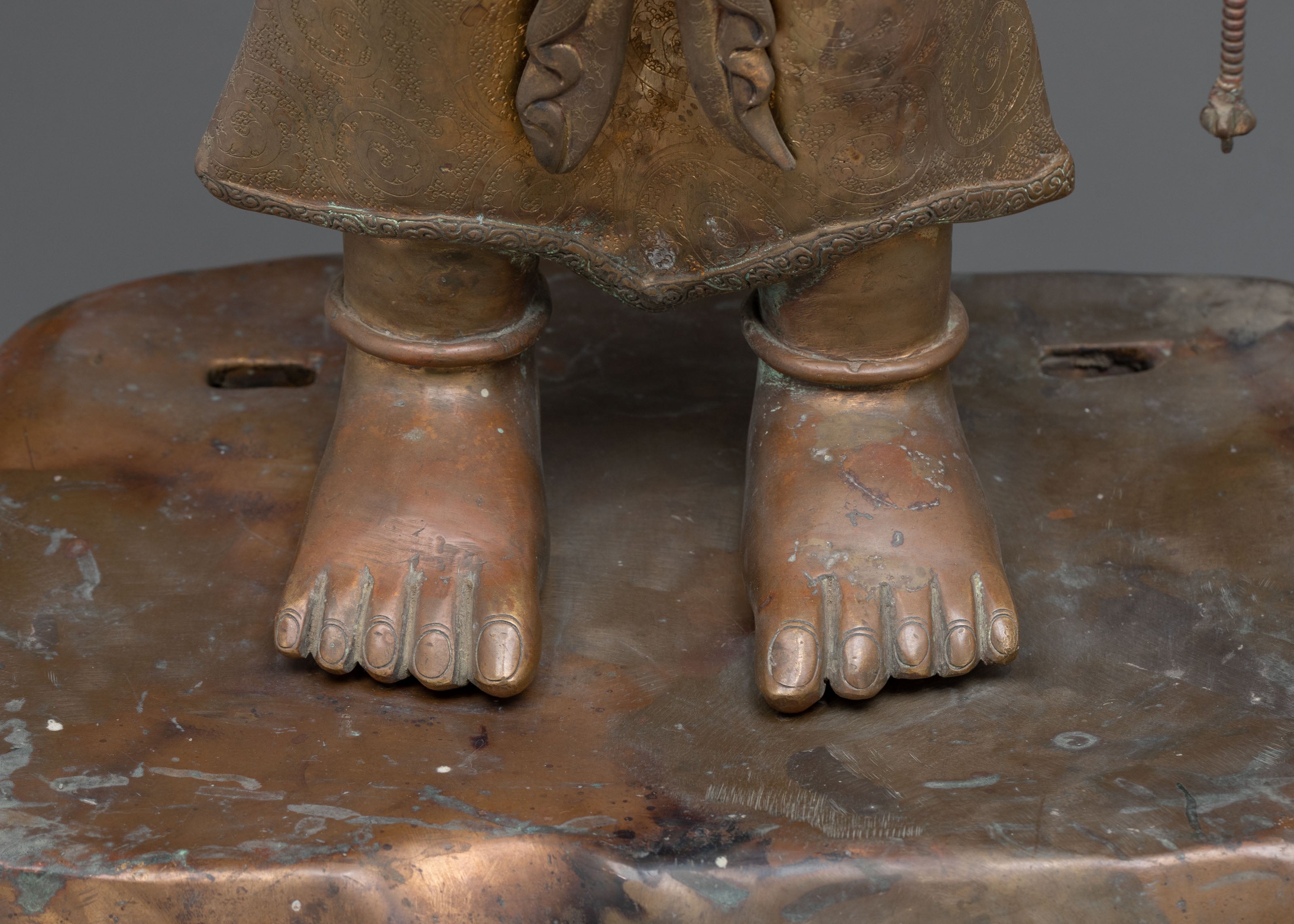 Yamraj Oxidized Copper Statue | Dharma Protector