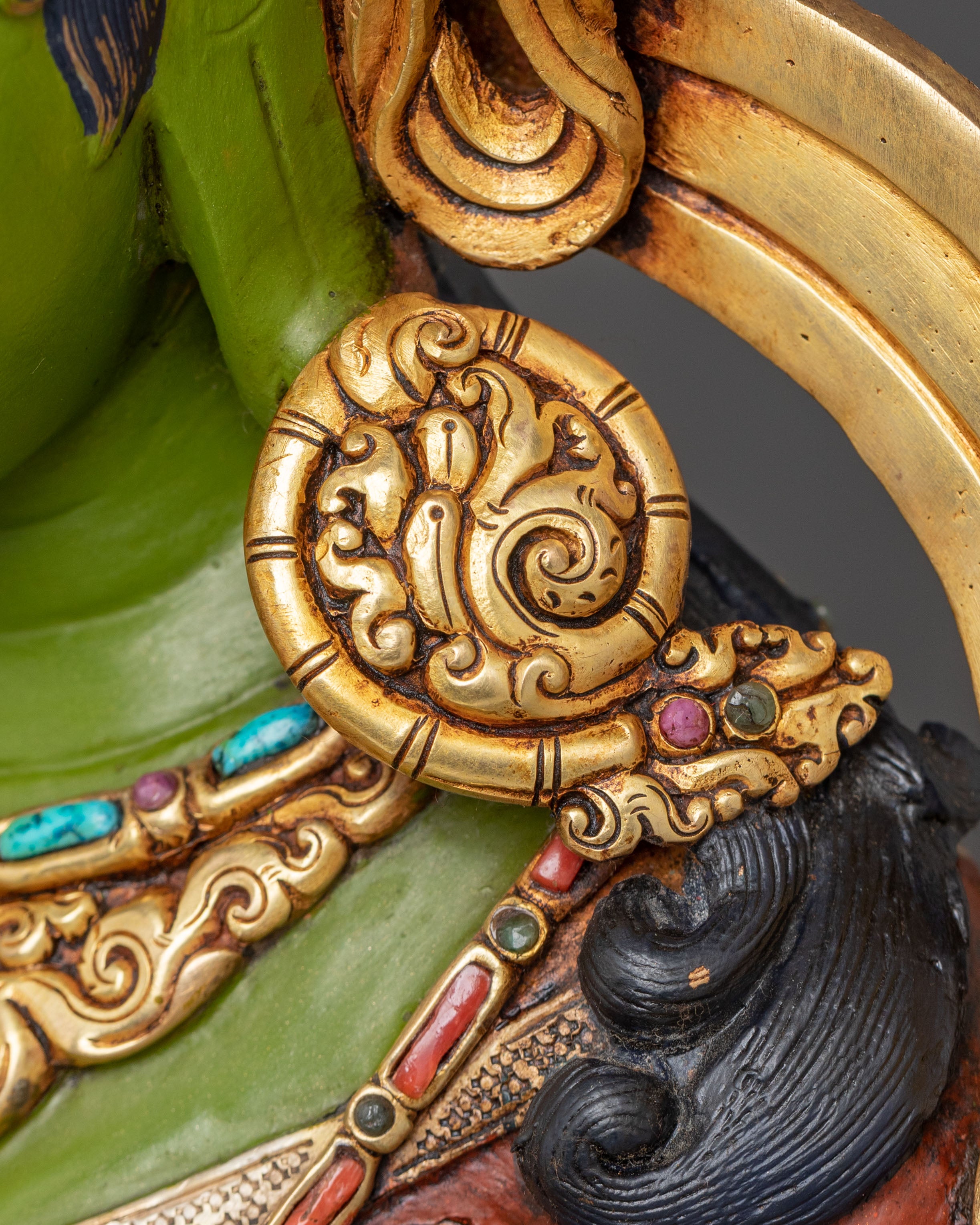 Green Tara Compassion Buddha Sculpture