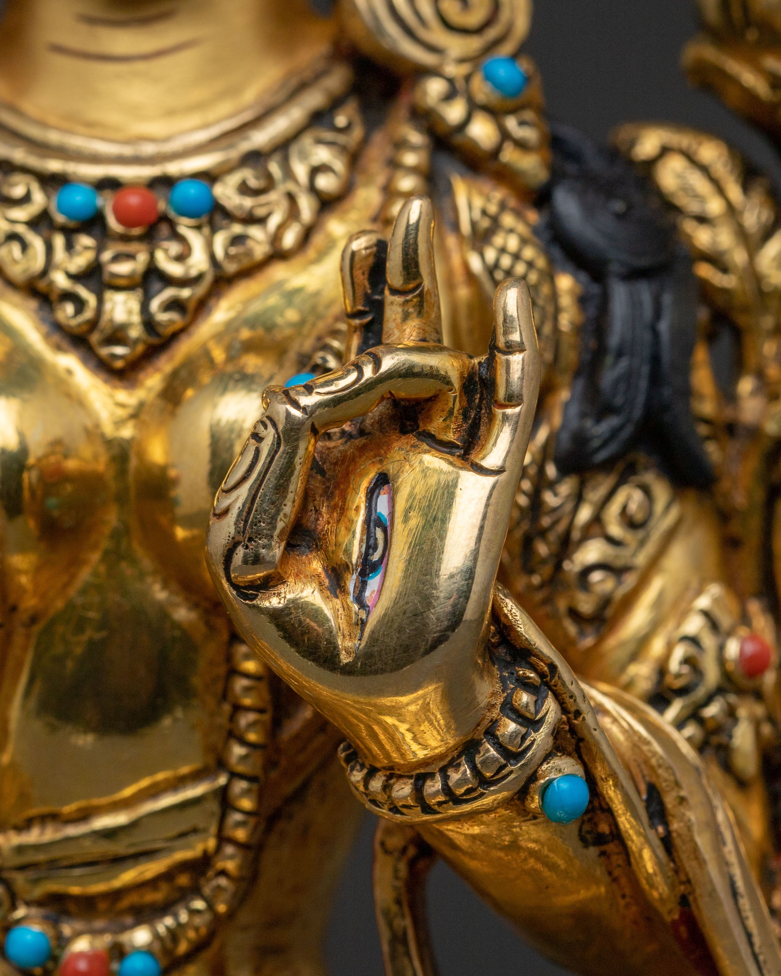 White Tara Longevity Deity Statue | Altar Decor