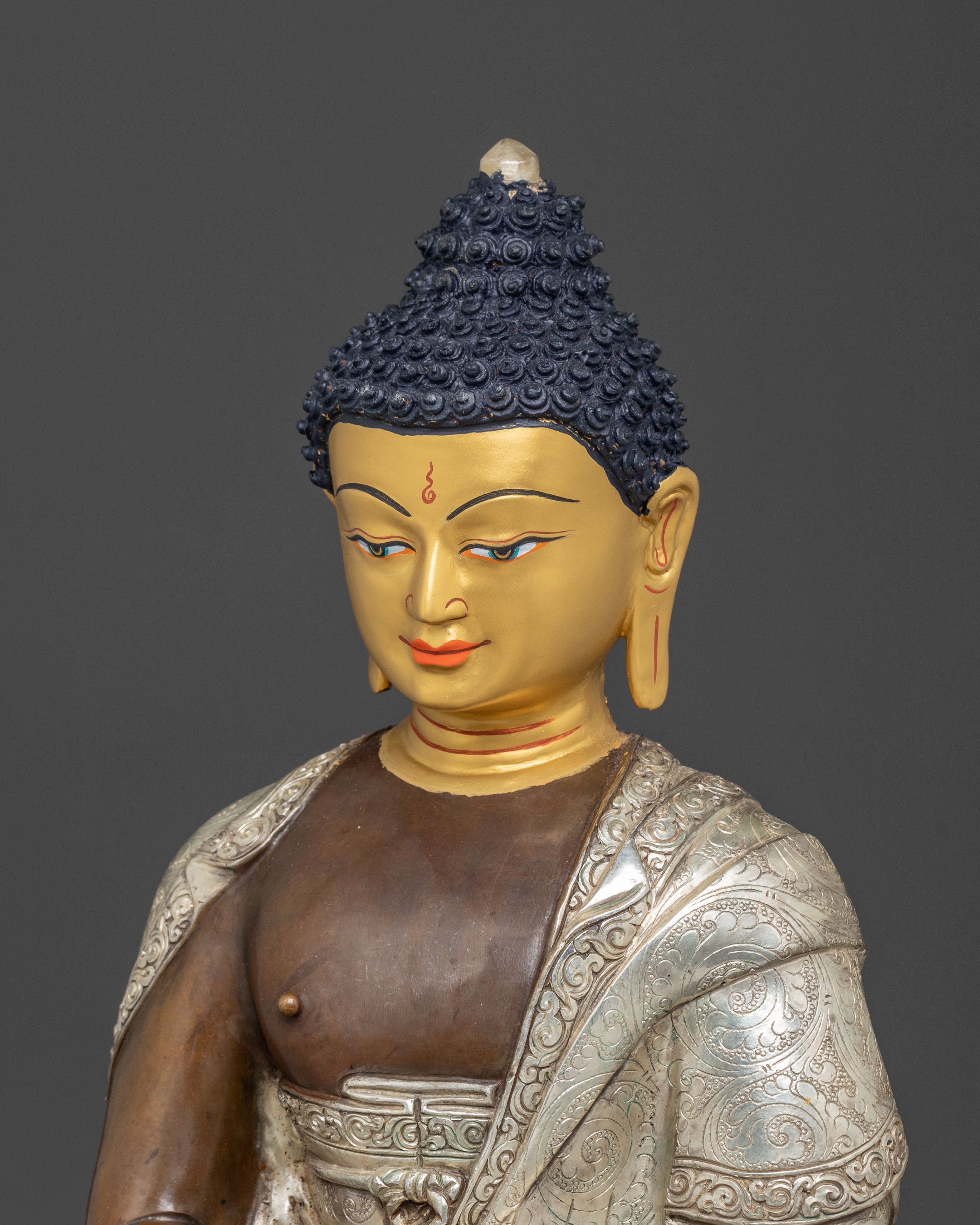 Handmade Amitabha Buddha Oxidized Statue | Infinite Light Buddha