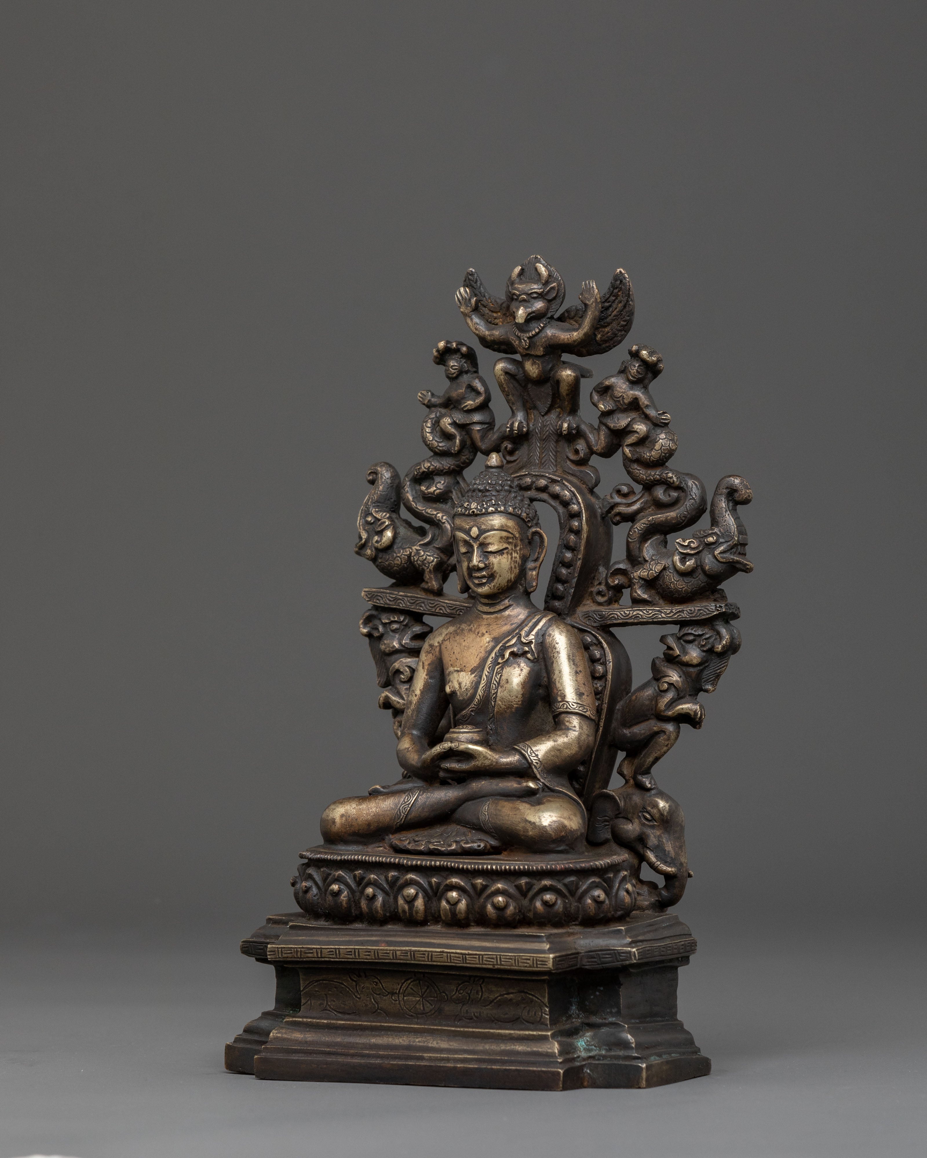 Amitabha Buddha Bronze Meditation Statue