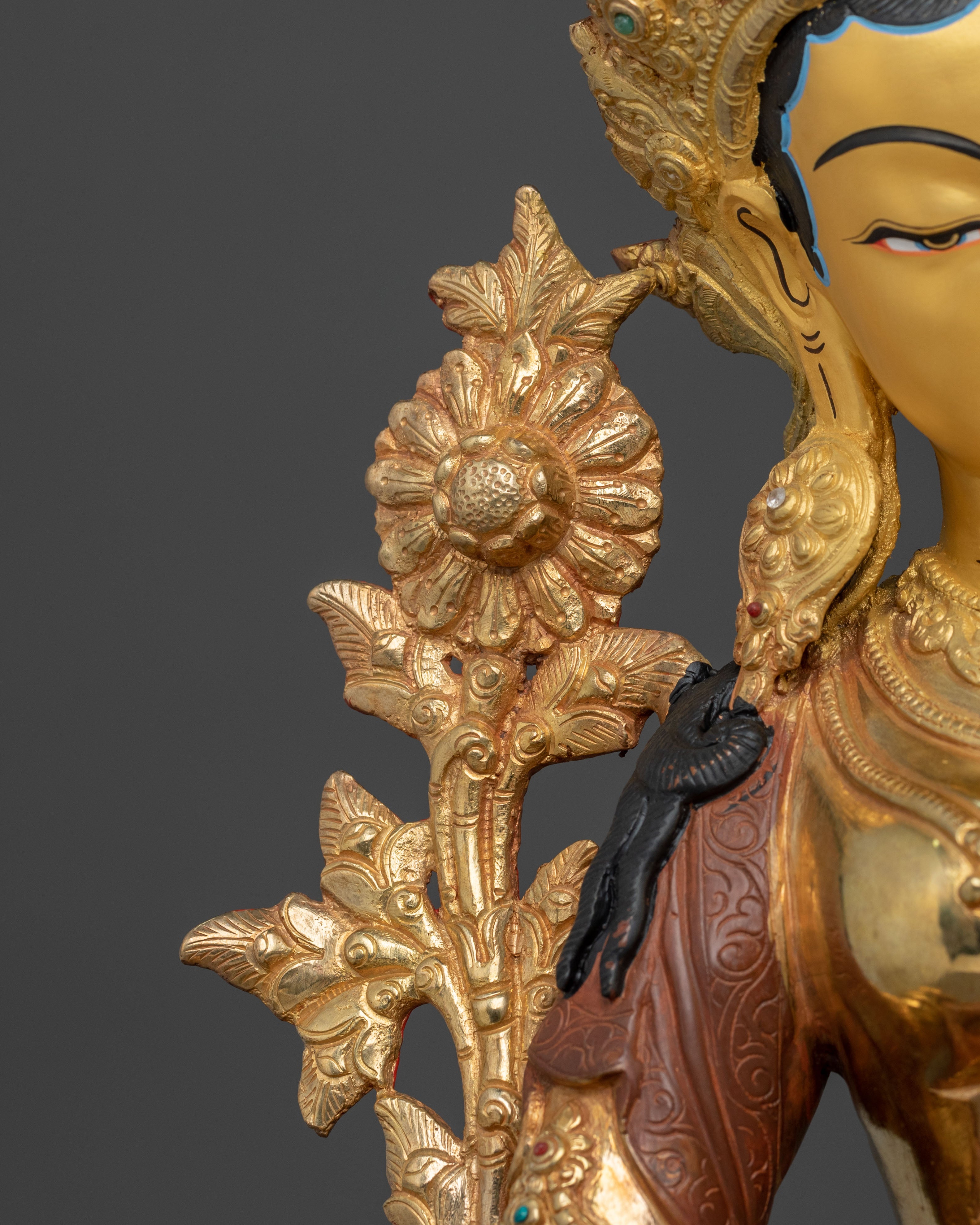 Green Tara Spiritual Statue | Home Shrine Decor