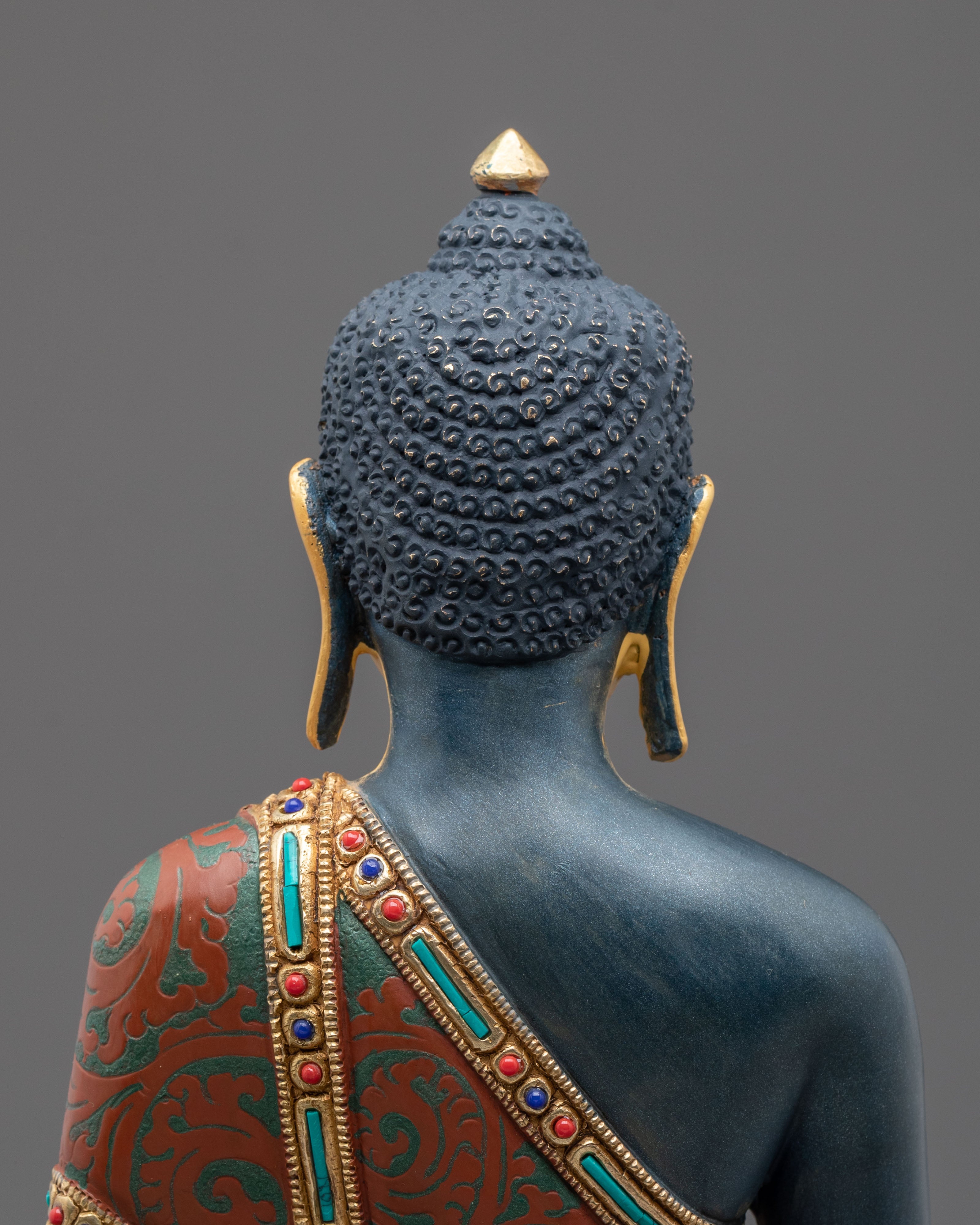 Bhaiṣajyaguru Statue | 24K Gold Gilded Figurine