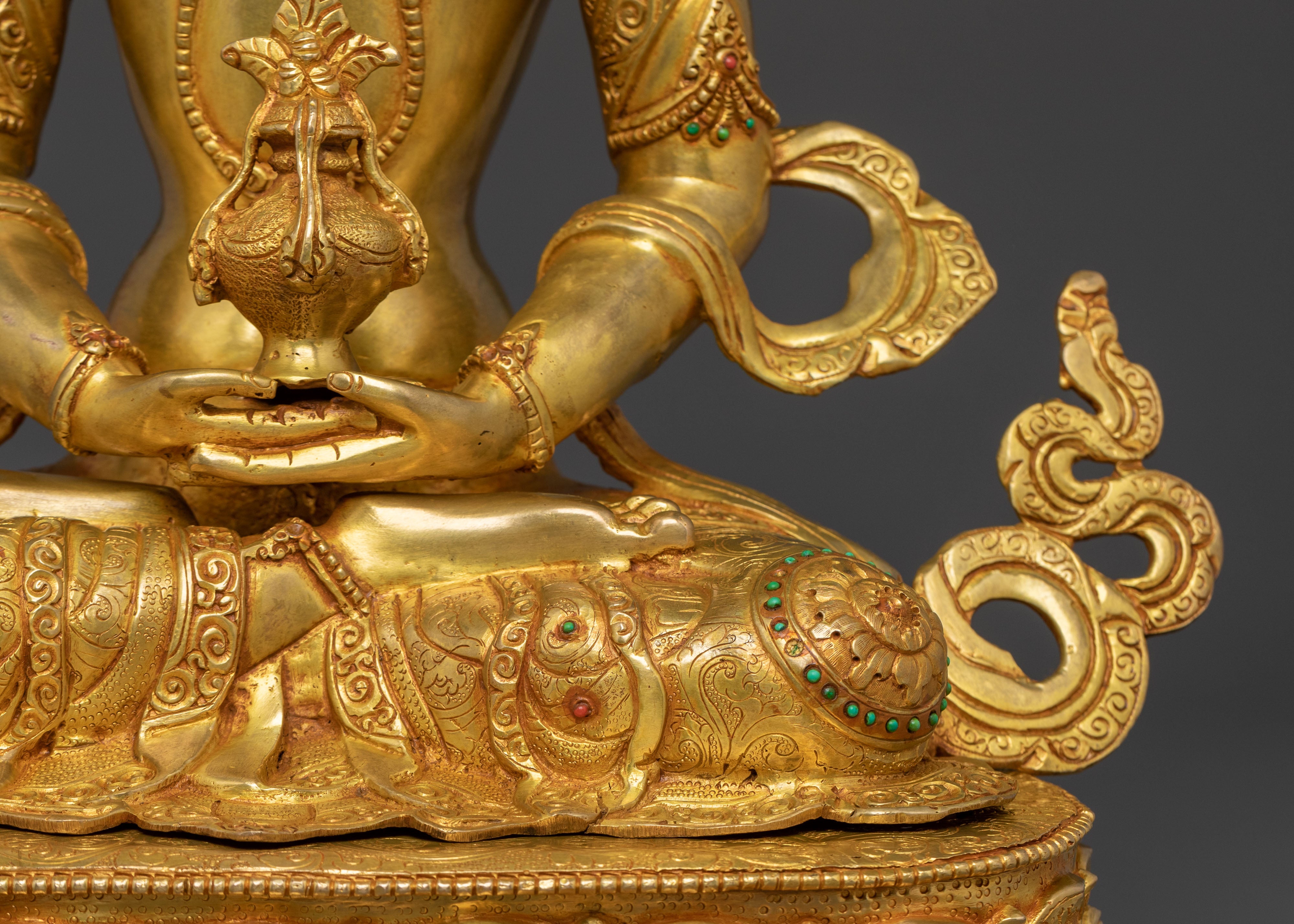 Amitayus Golden Statue | Buddhist Longevity