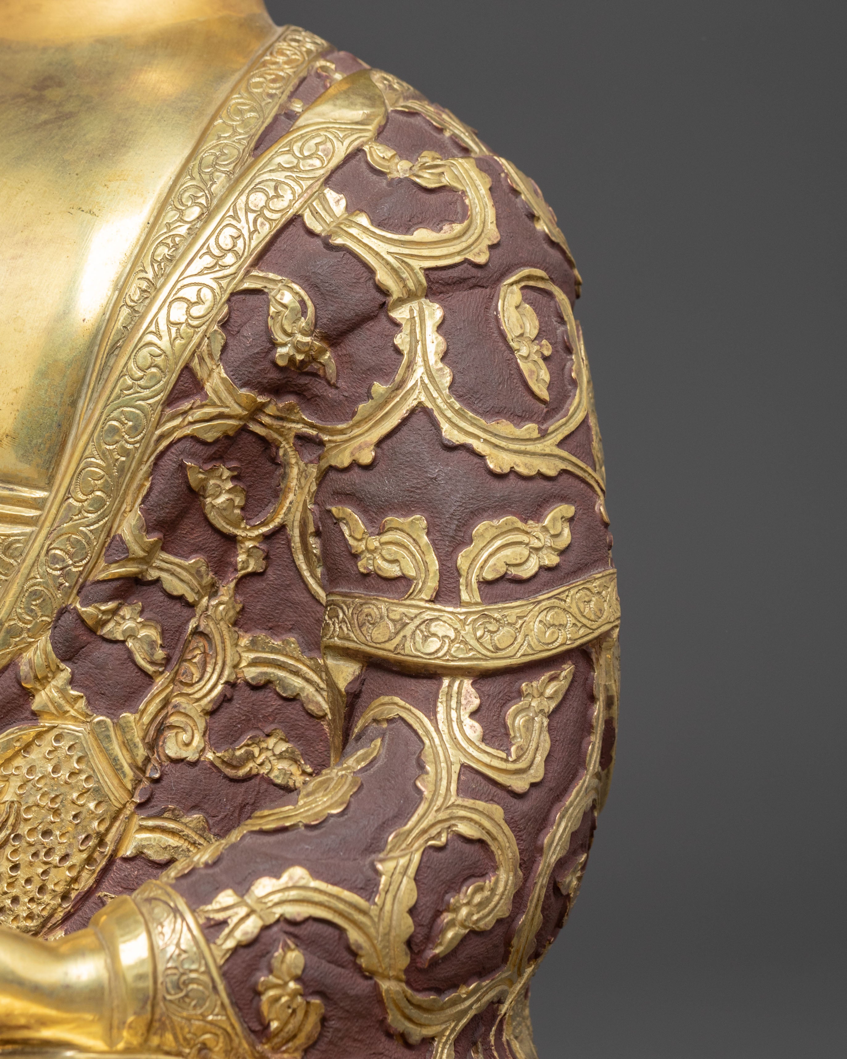 Handmade Buddhist Statue of Gautama Buddha | Shakyamuni Buddha Sculpture