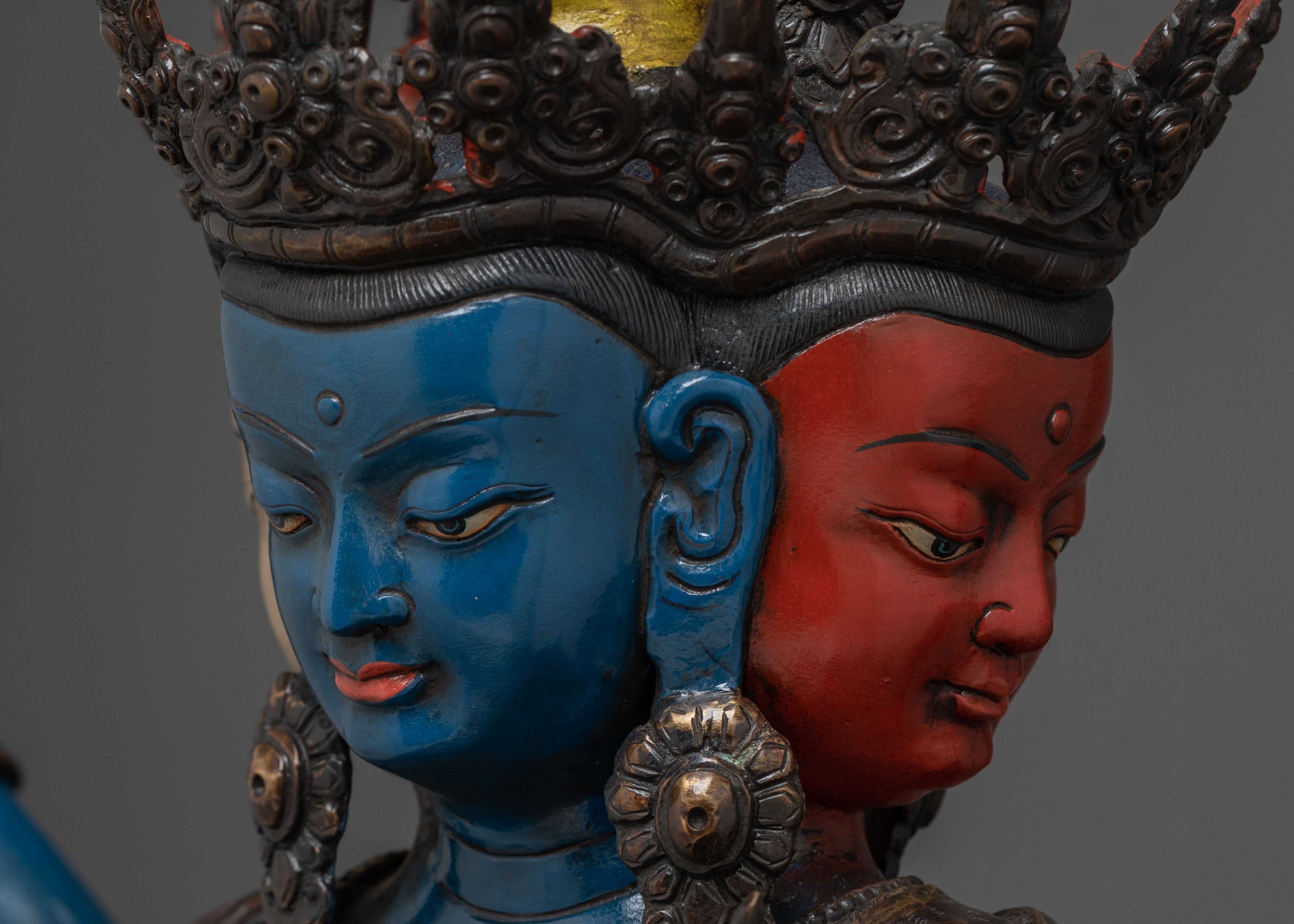 Lokeshwor Traditional Figurine in Pure Copper