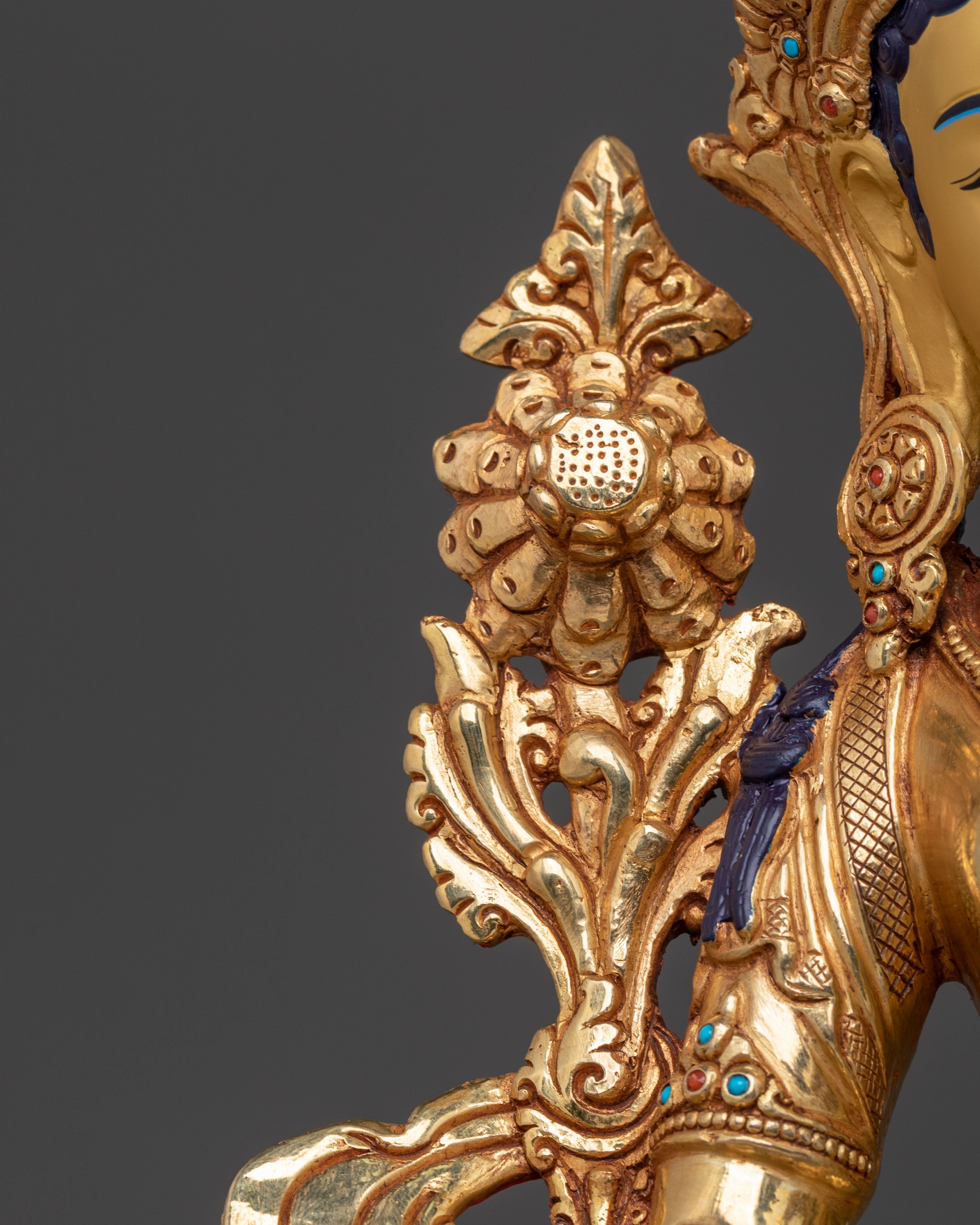 Green Tara Copper Statue | Goddess of Protection