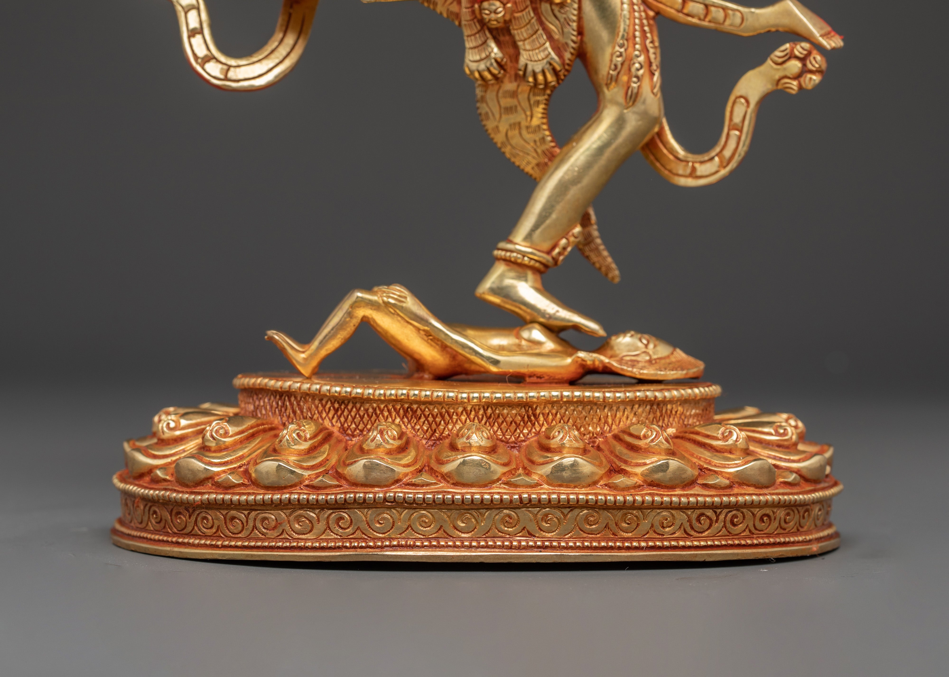 Handmade Troma Nagmo Copper Statue | Tibetan Deity of Wisdom