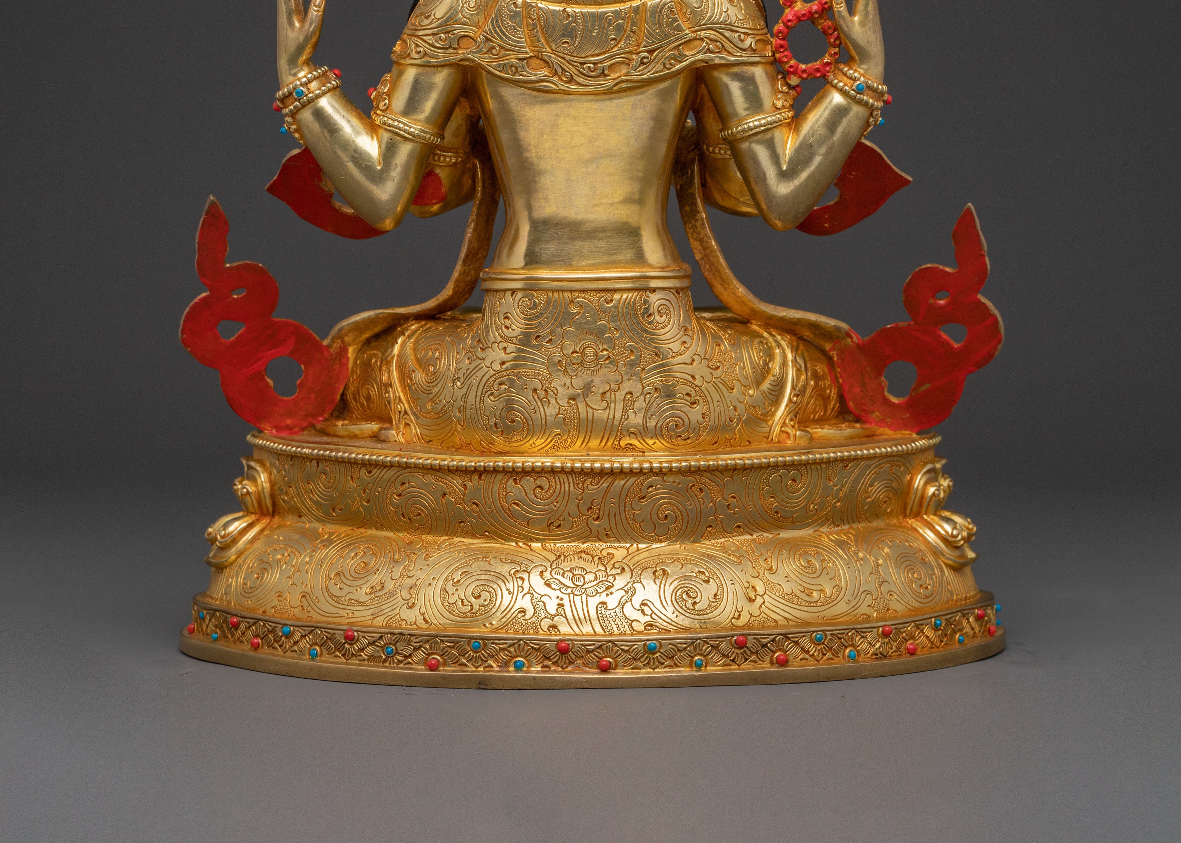 Handcrafted Chenrezig Statue | Serene Compassion