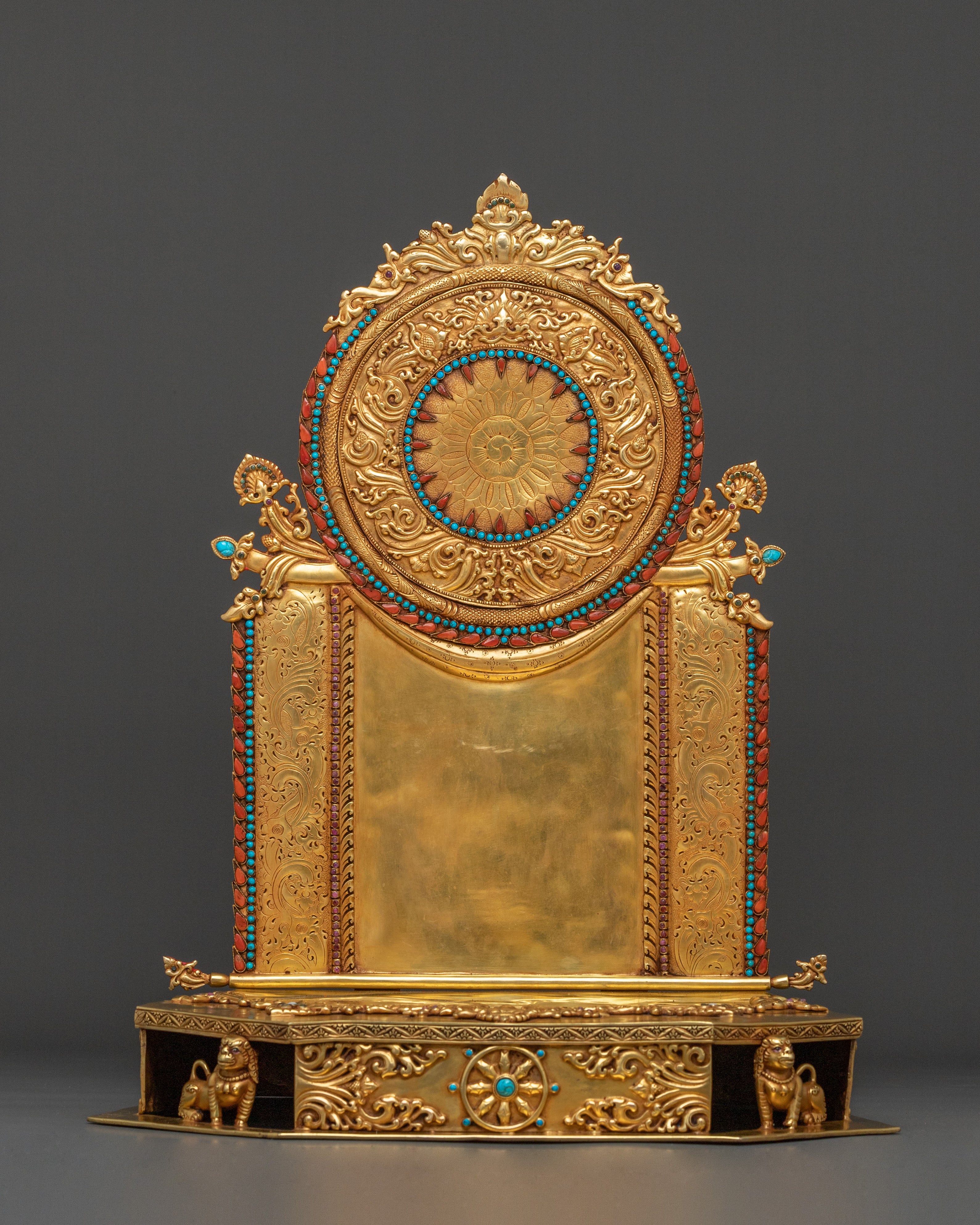 Shakyamuni Buddha Statue Seated on Throne | Enlightened one