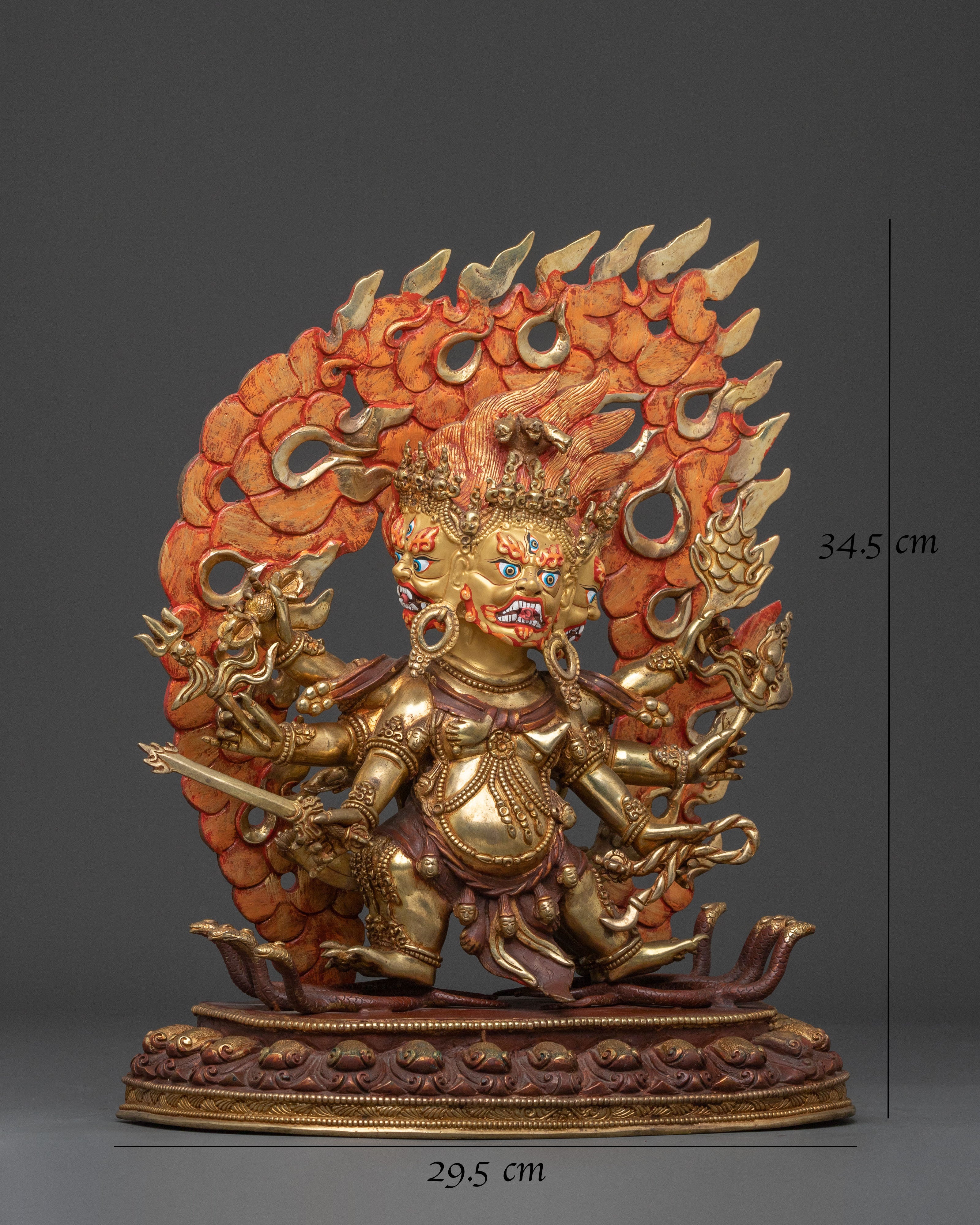 Wrathful Hayagriva Statue | Buddhist Protector Altar Decor