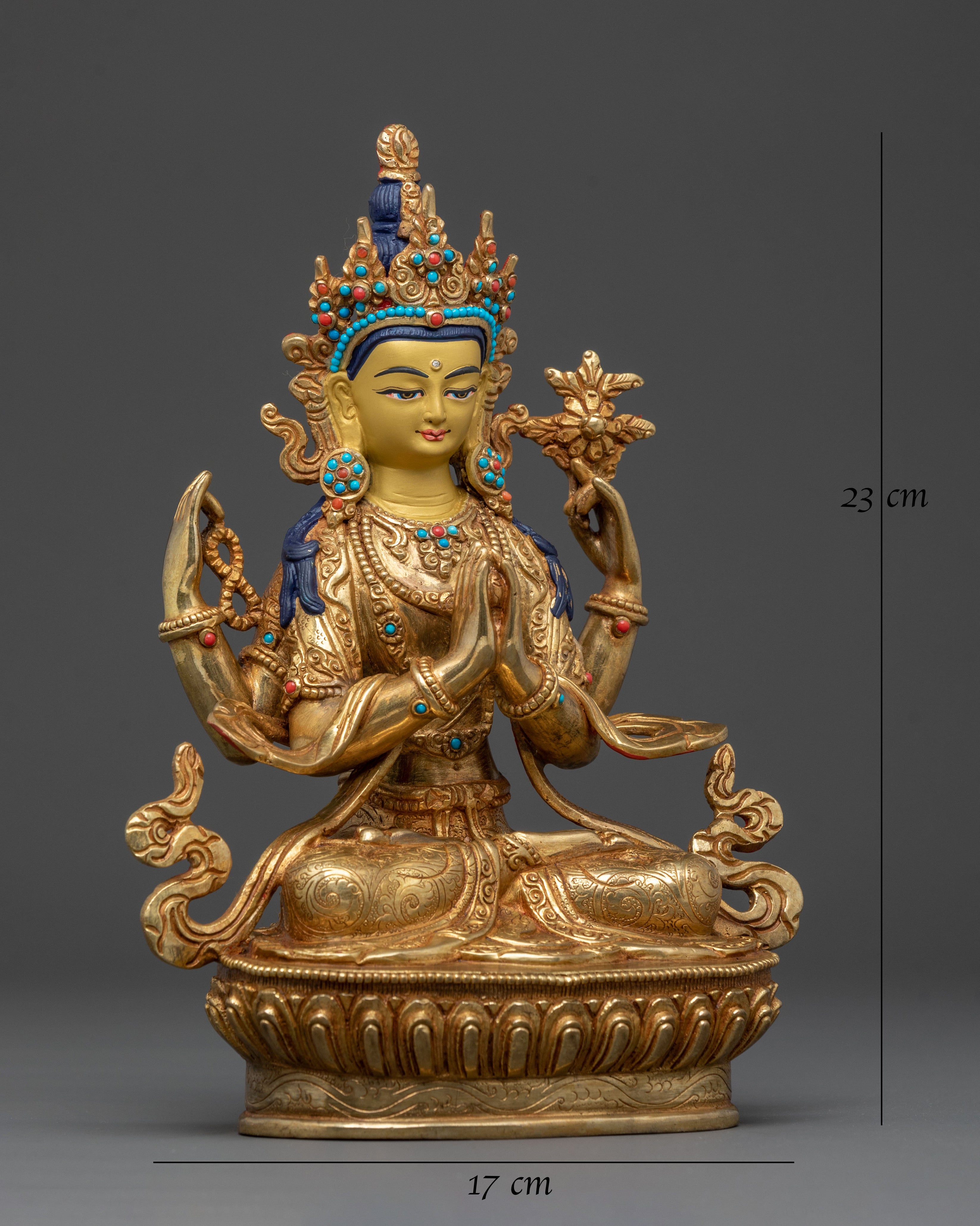 Chenrezig Statue | Sacred Buddhist Altar Decor