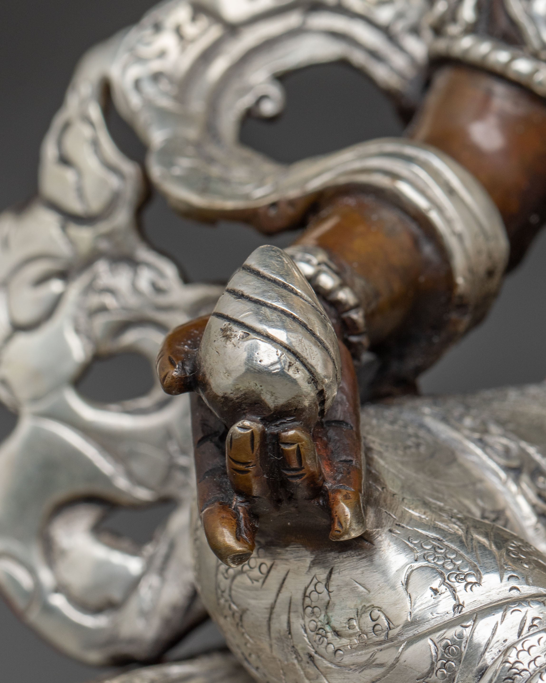 Dzambhala Spiritual Prosperity Statue – Handcrafted Gilded Serenity