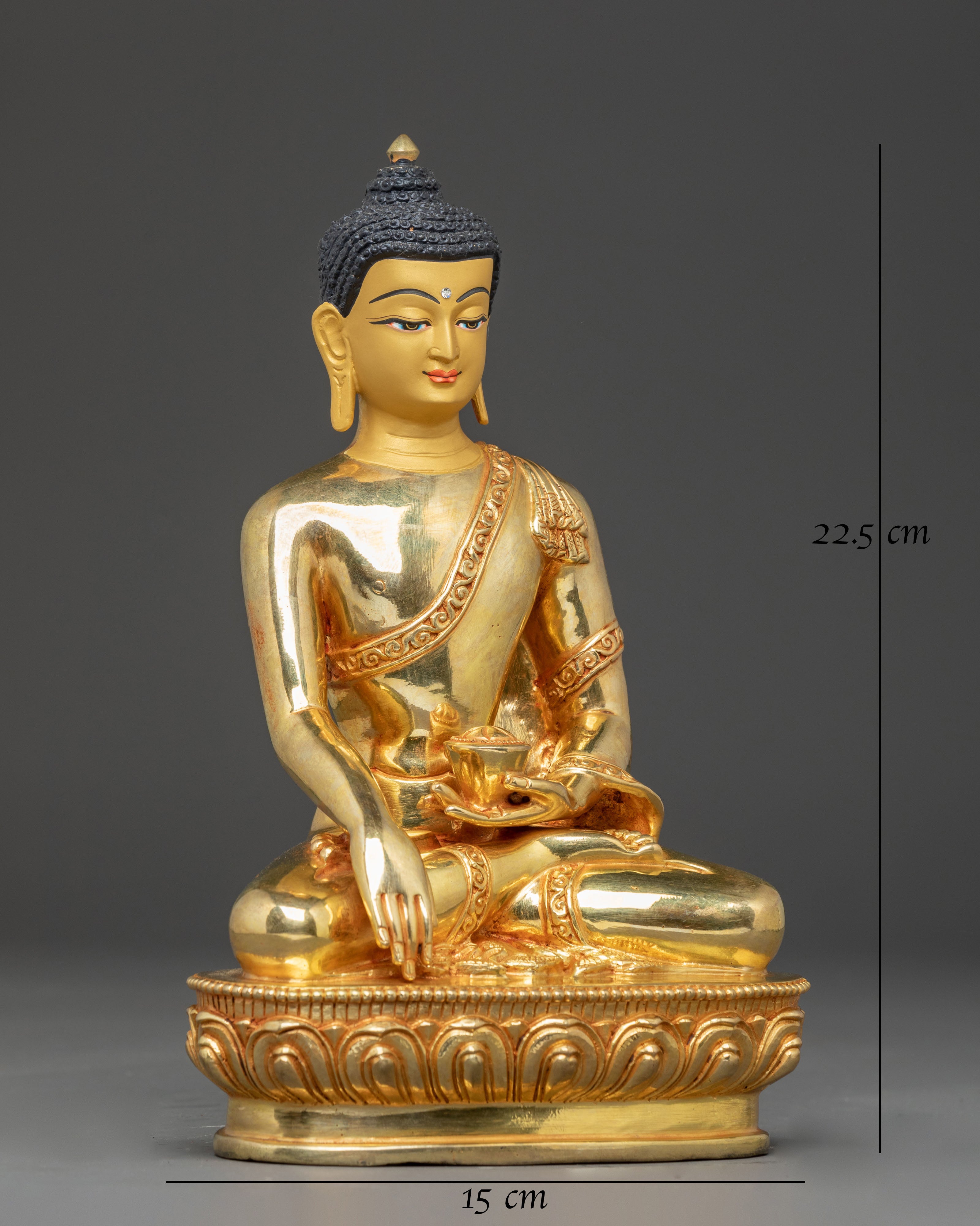 Handcrafted Serene Statue of Buddha Shakyamuni | Gautama Buddha Sculpture