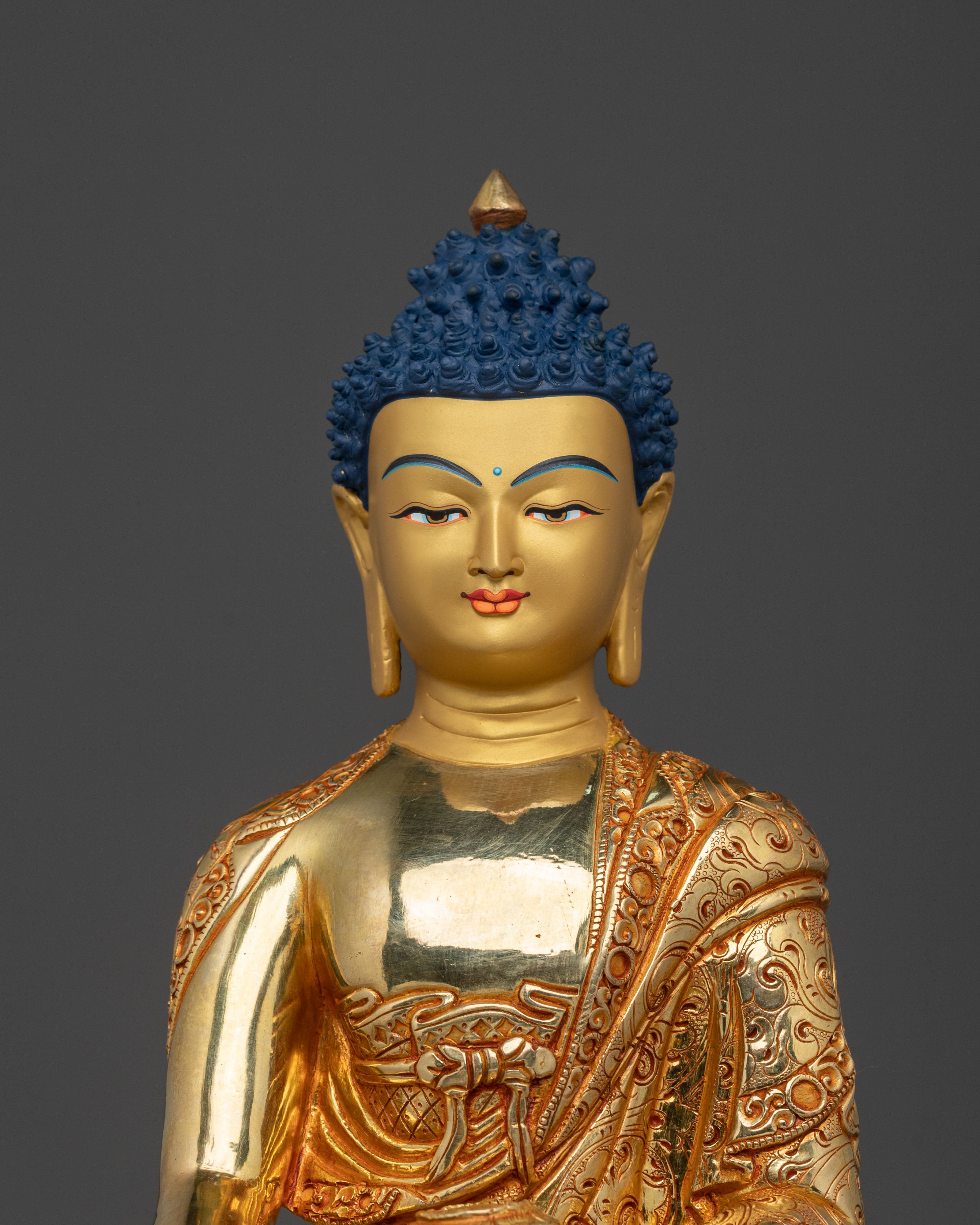 Handmade Shakyamuni Buddha Sculpture | Sacred Figurine