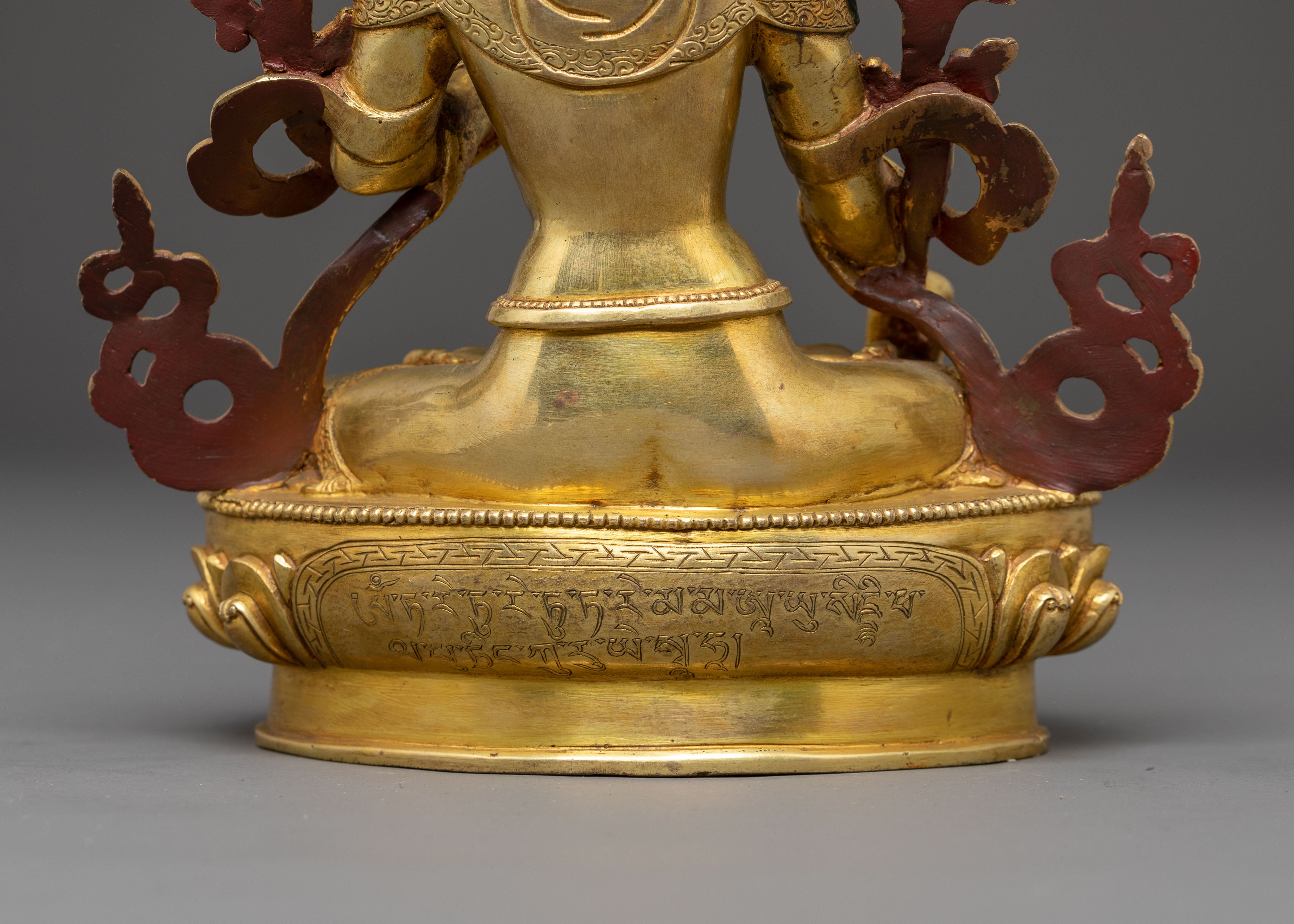 Handmade White Tara Copper Statue | Healing Deity Figurine