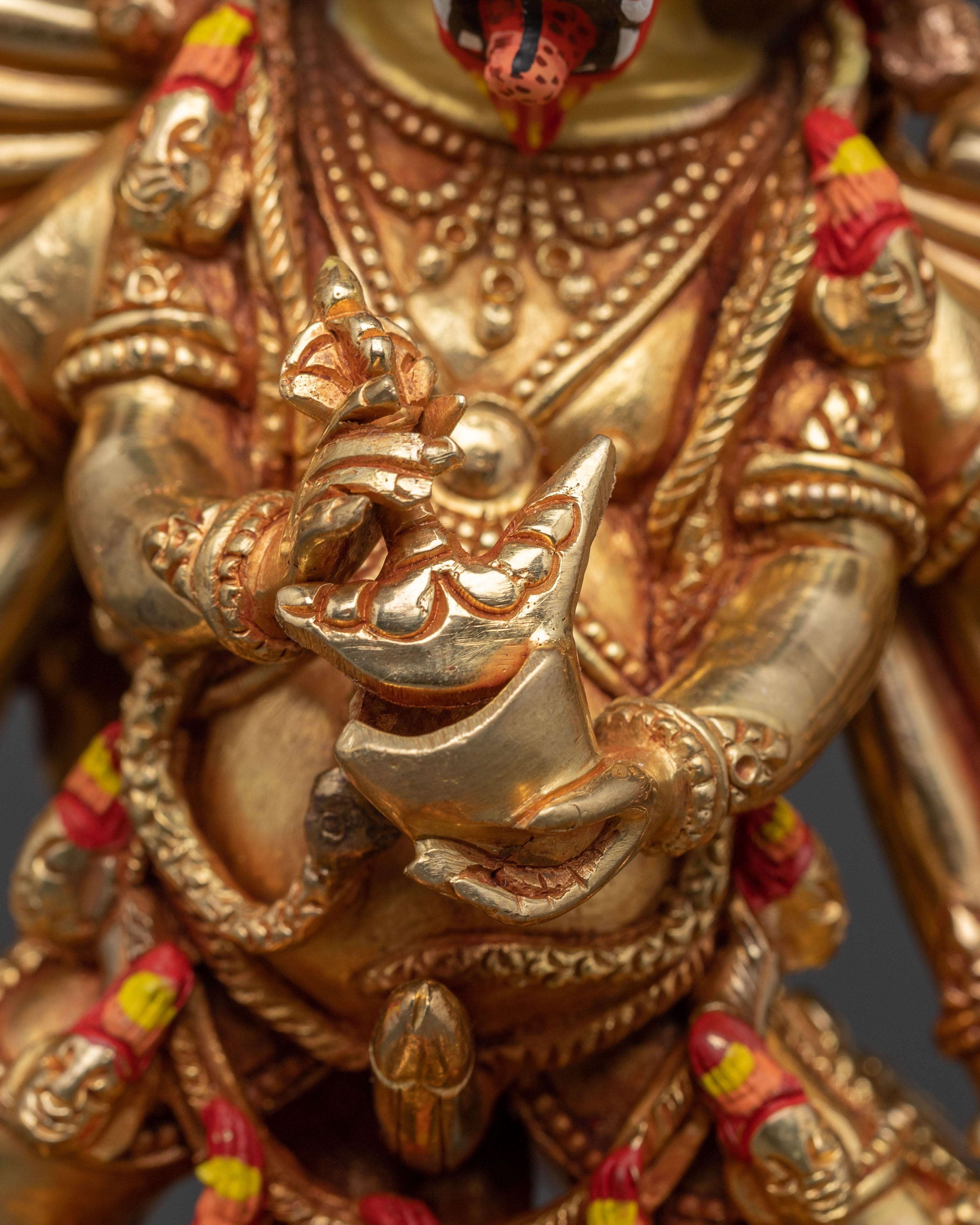Handcrafted Statue of Yamantaka Manifestation of Manjushri | Guardian of Wisdom