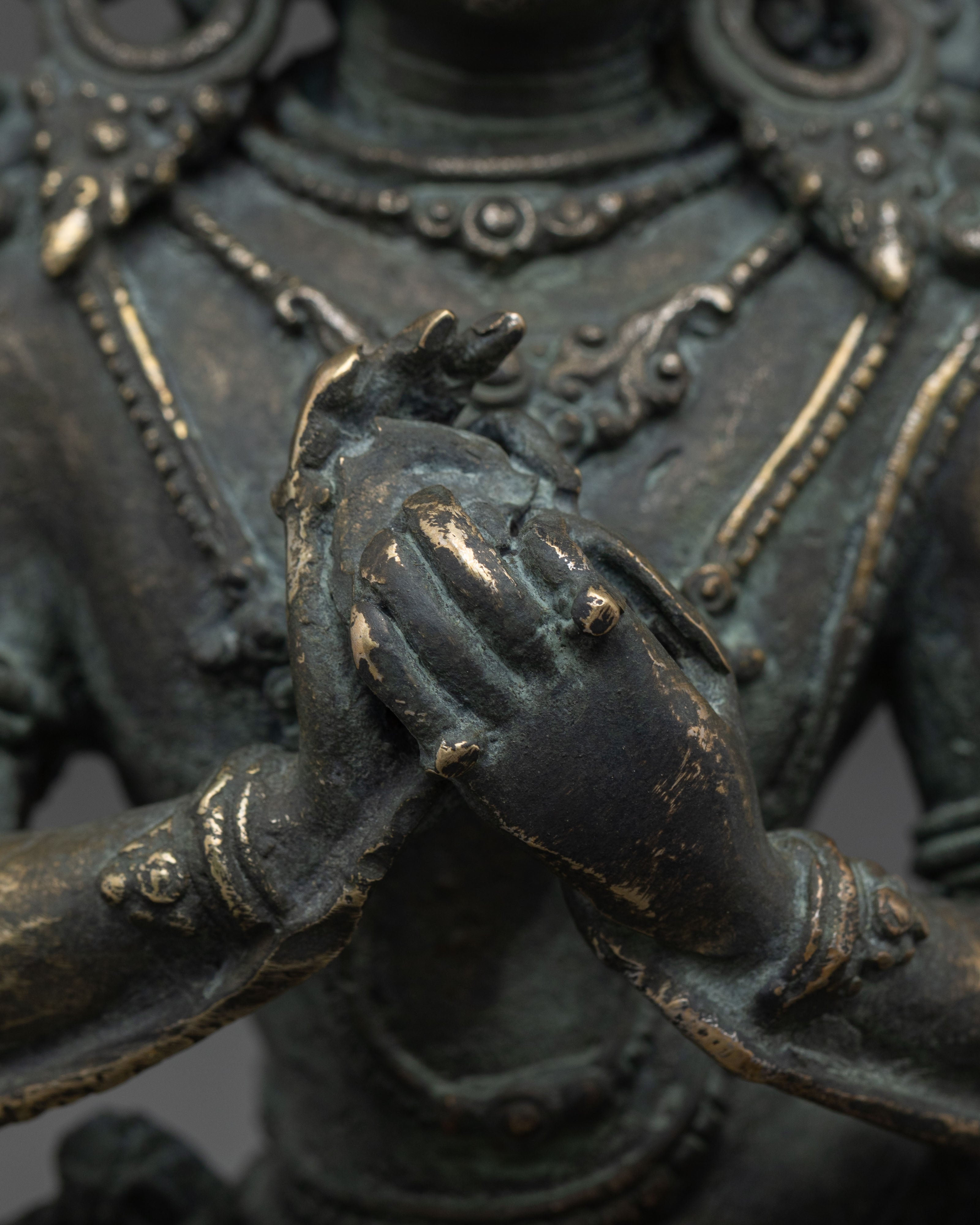 Tikshna Manjushri Copper Statue | Buddhist Altar Decor