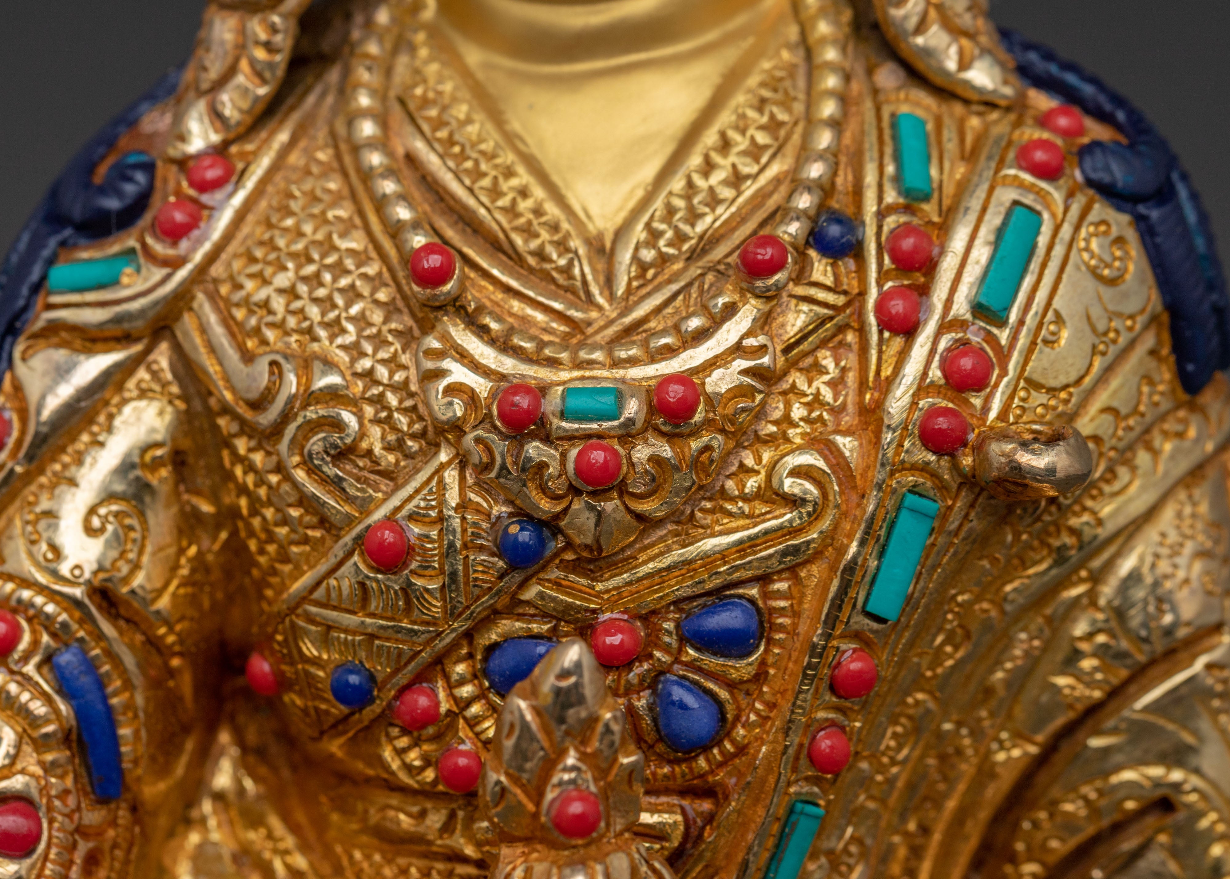 Guru Rinpoche Dharma Teaching Statue | Lotus-Born Master of Wisdom & Protection