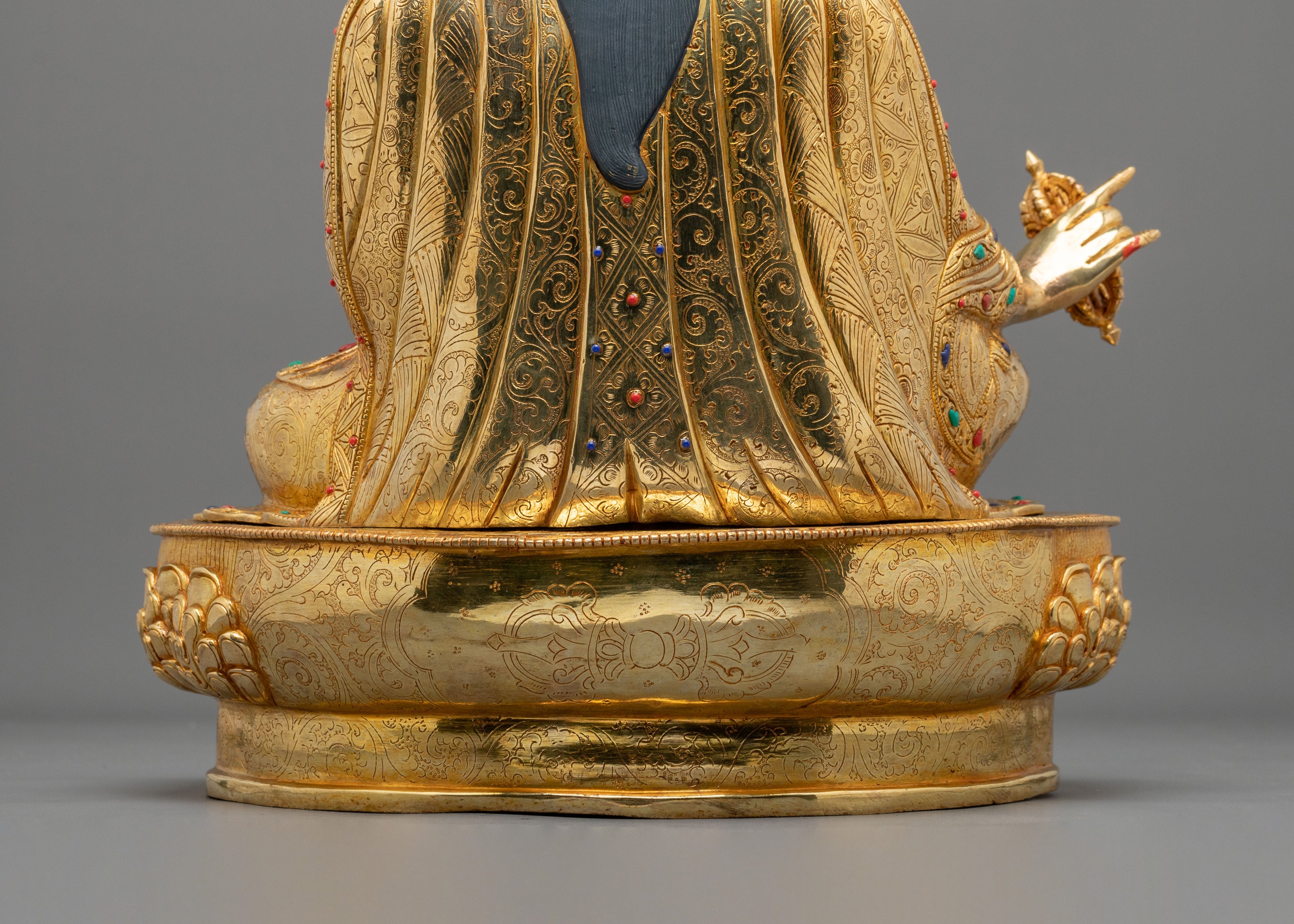 Padmasambhava Statue | Gemstone-Adorned Sculpture