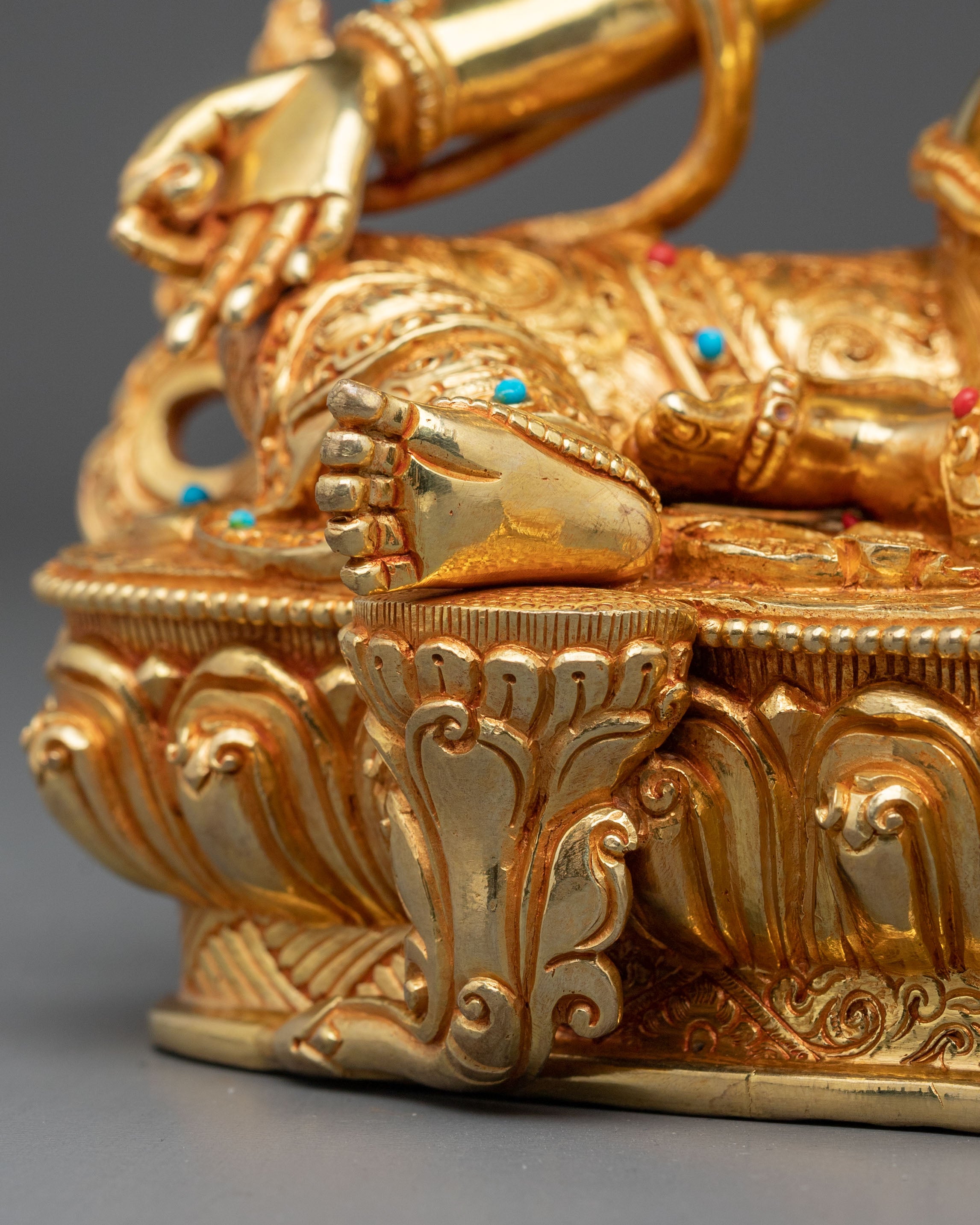 Green Tara Sculpture | Tibetan Buddhism Goddess