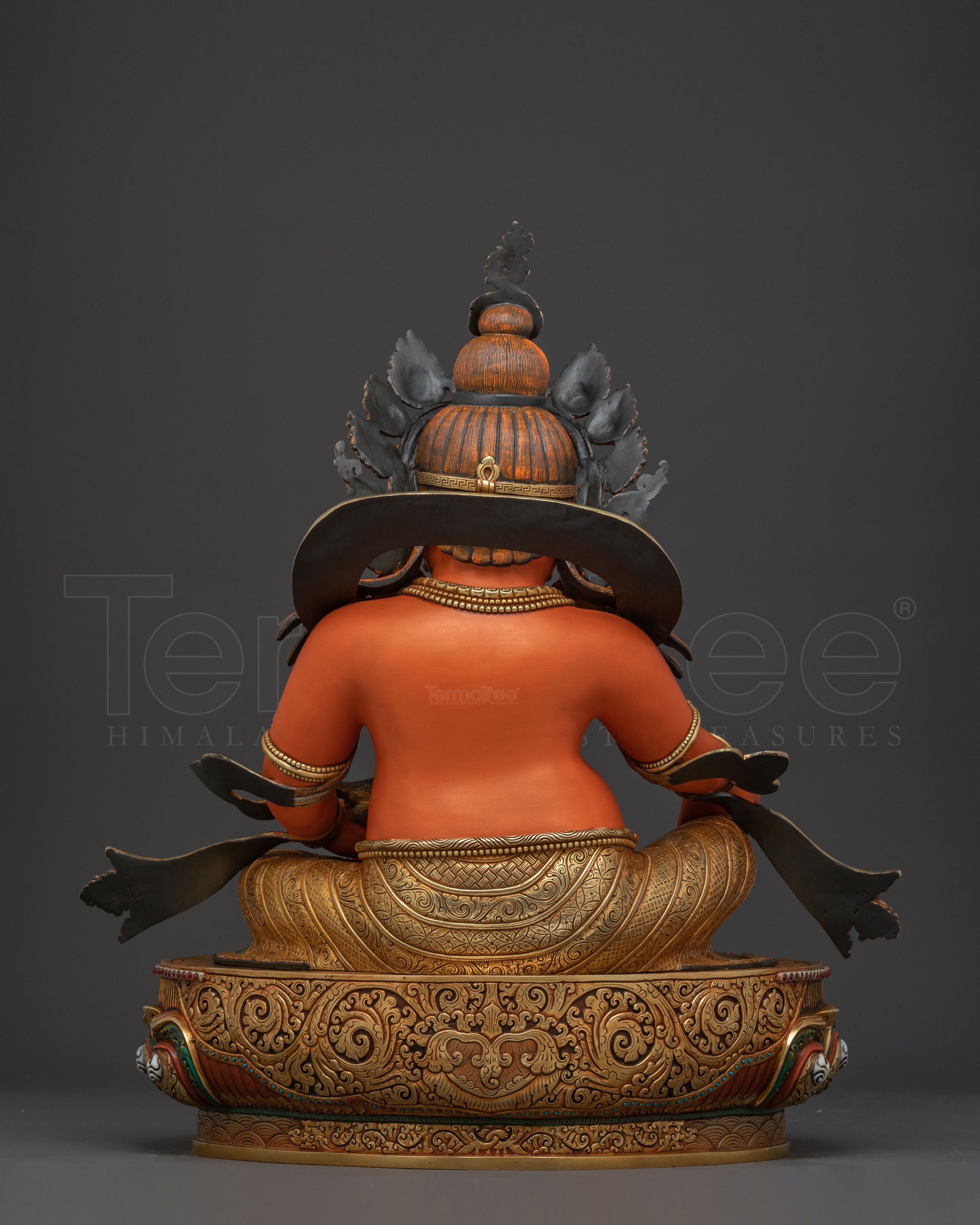 Dzambhala Prosperity Deity Sculpture | Spiritual Altar and Home Decor