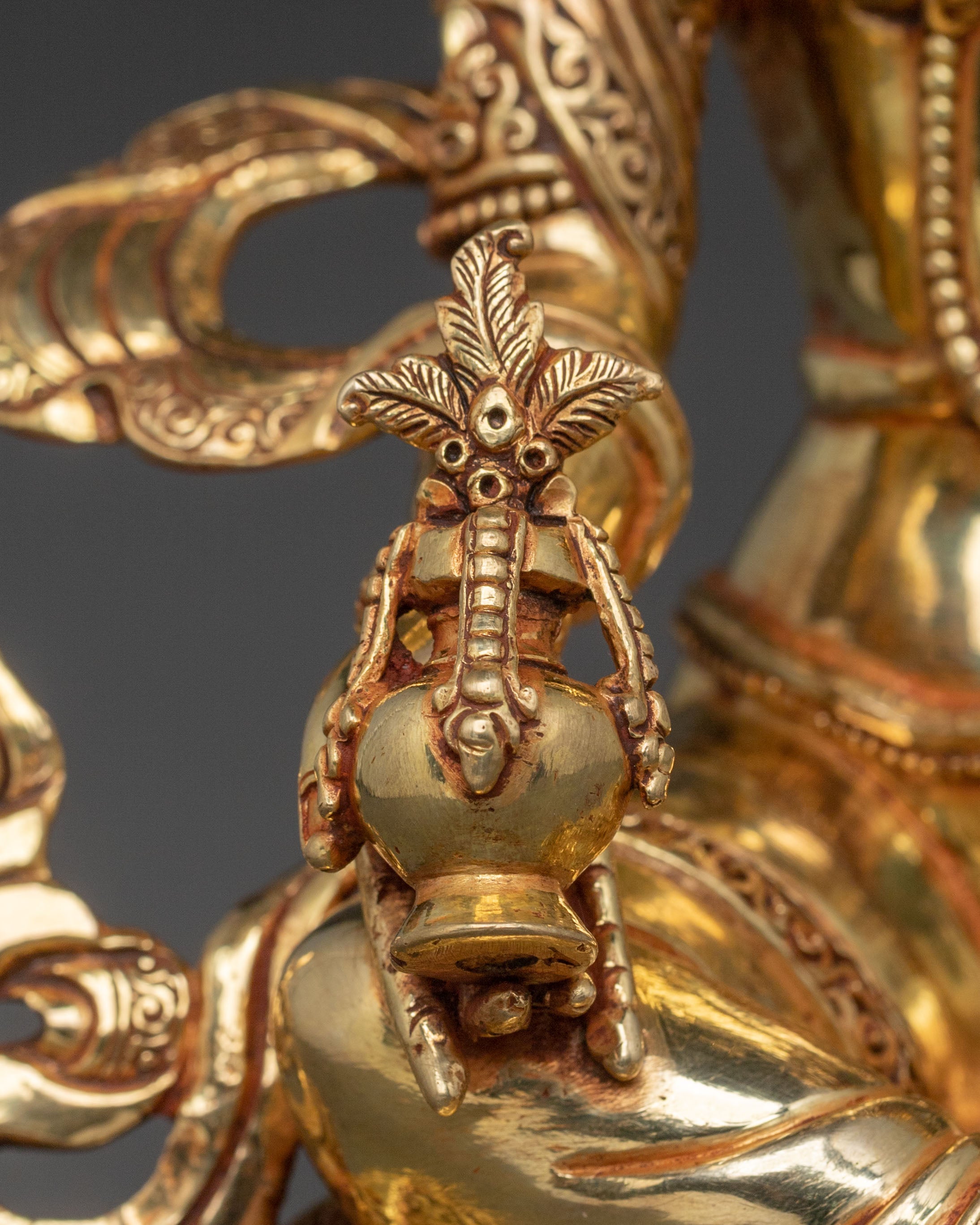 Red Tara Meditation Statue | Bodhisattva of Compassion and Power