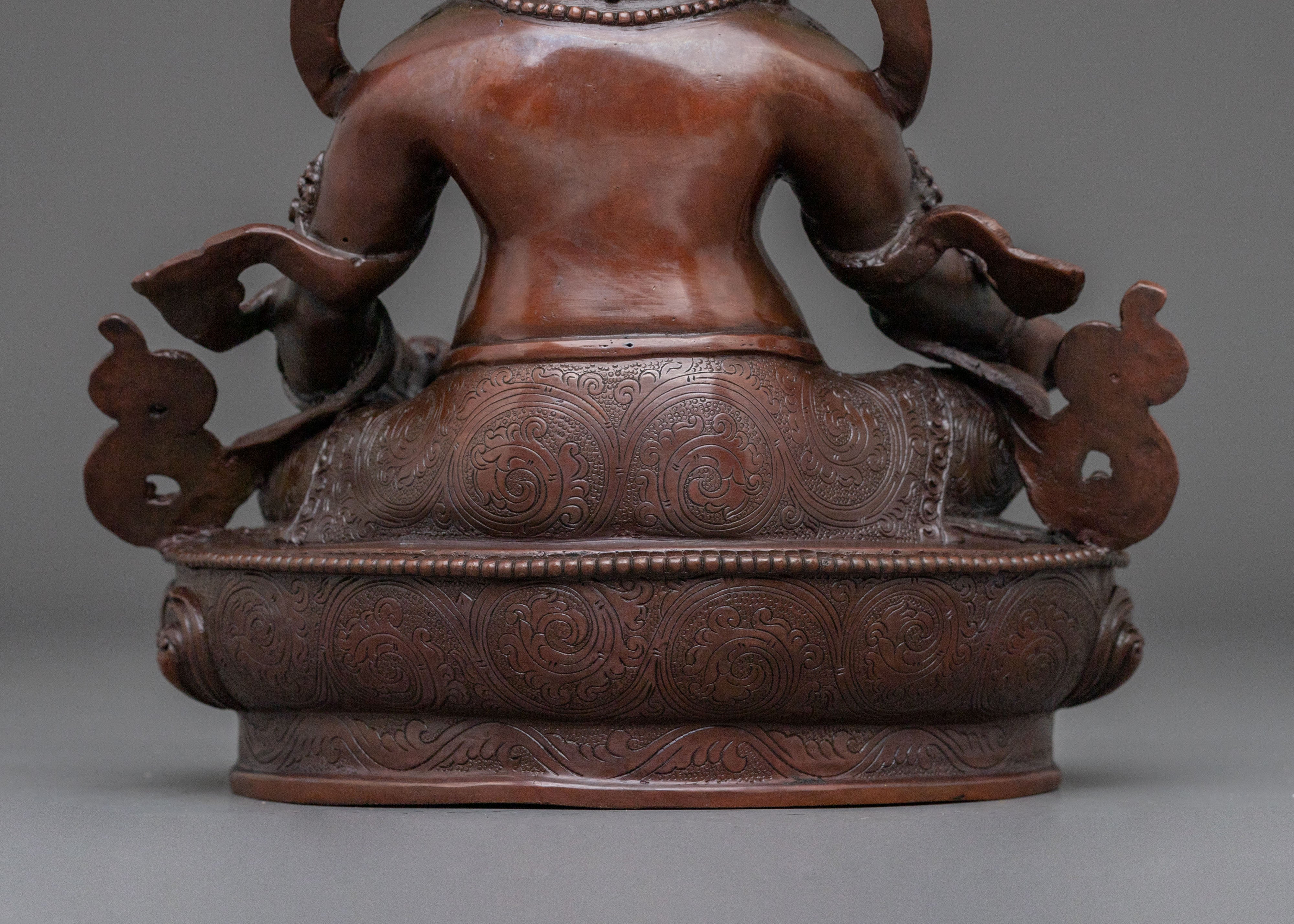Dzambhala Tibetan Buddhist Statue | Wealth Deity Sculpture