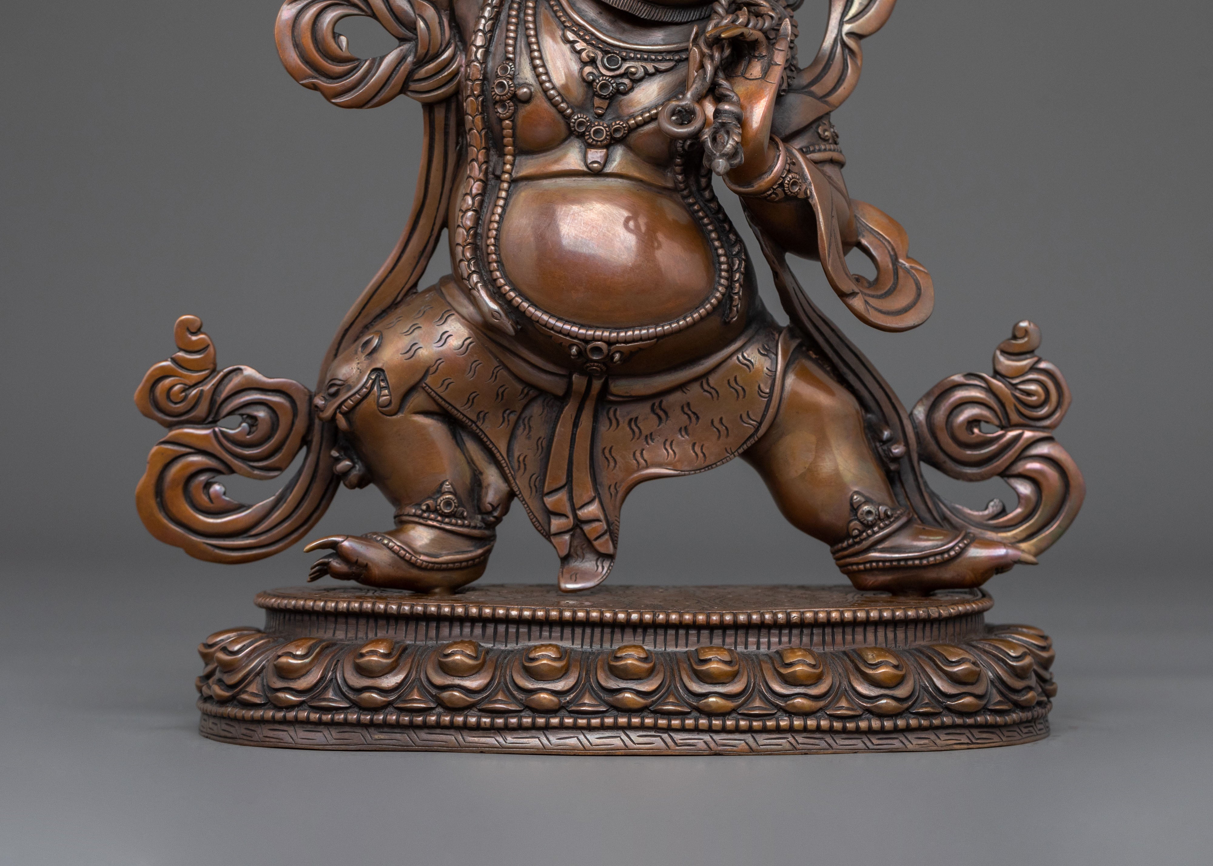 Handmade Golden Vajrapani Statue | Home Decor