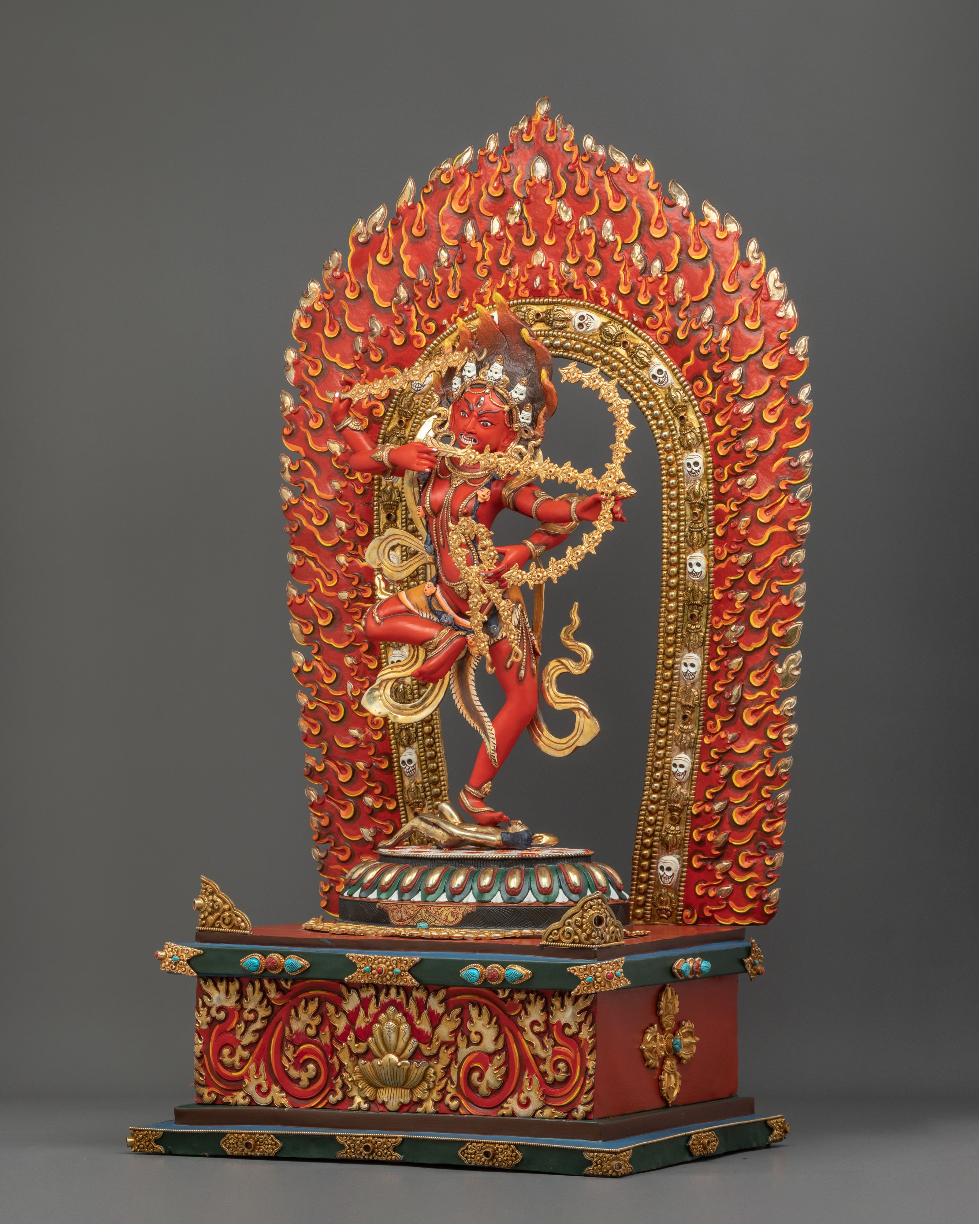 Kurukulla "Red Tara" Sculpture of Protection | Home Decor