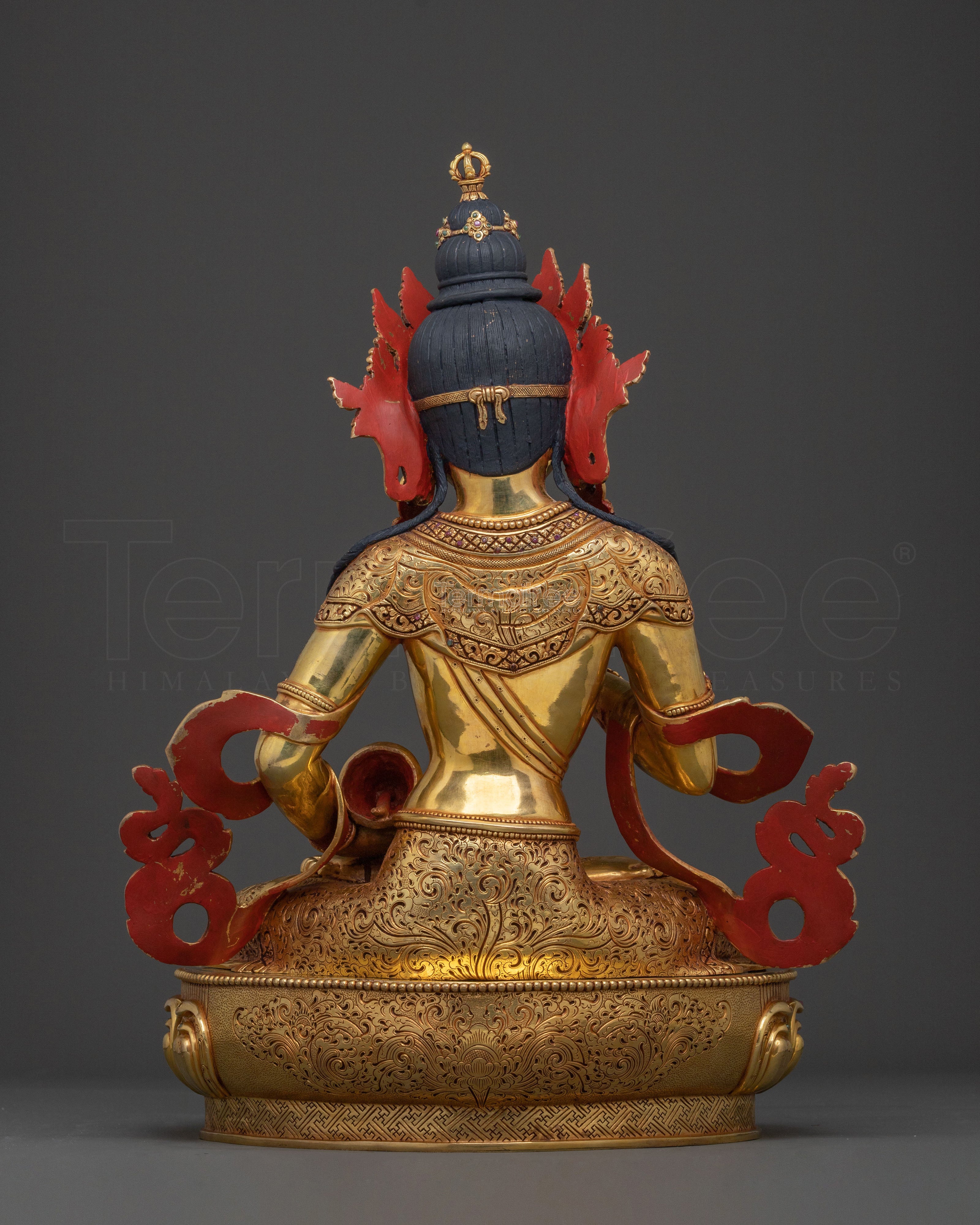 Vajrasattva Peaceful Statue | 24K Gold Gilding