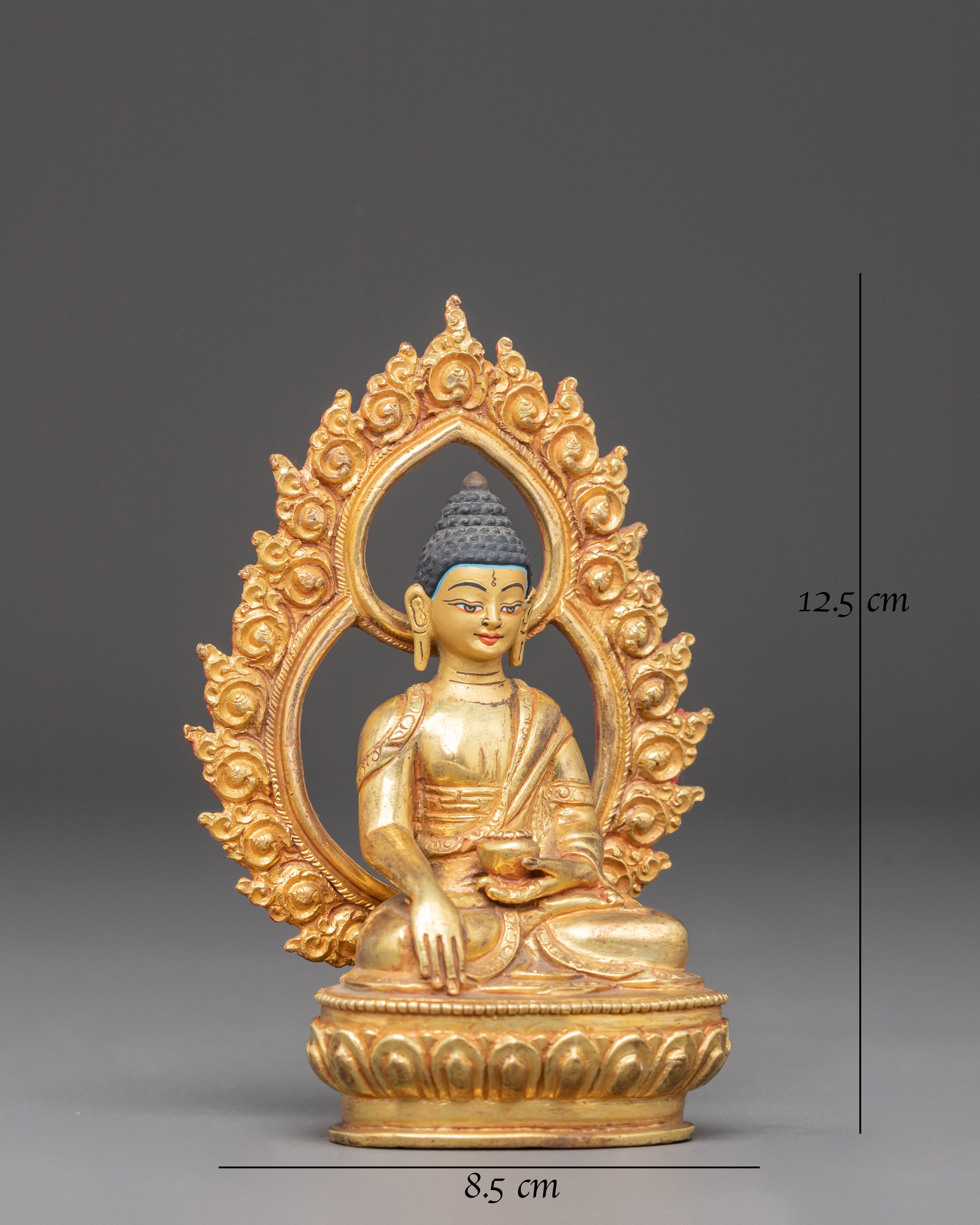 Handcrafted Golden Shakyamuni Buddha Statue 