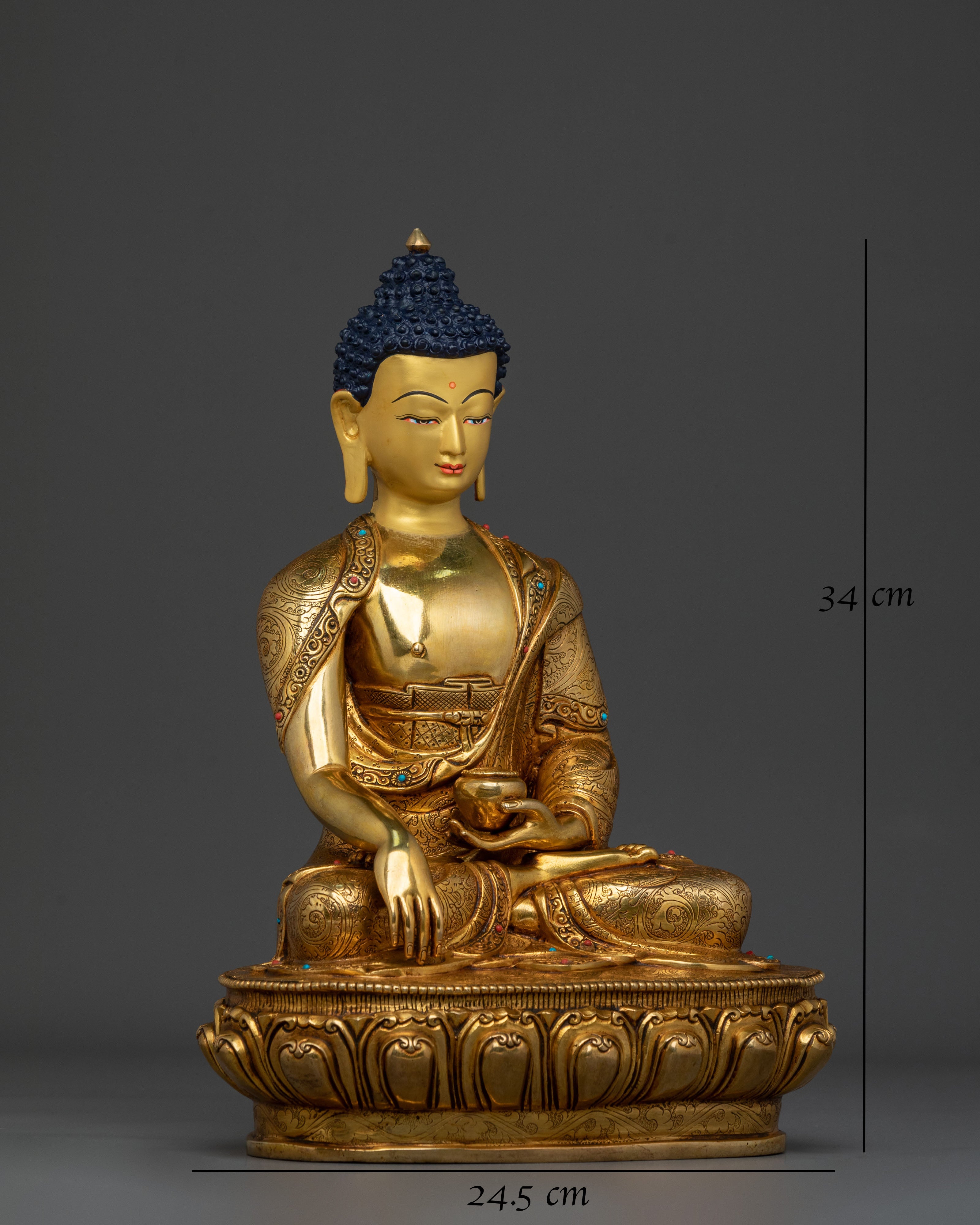 Shakyamuni Buddha Spiritual Statue | Himalayan Figurine