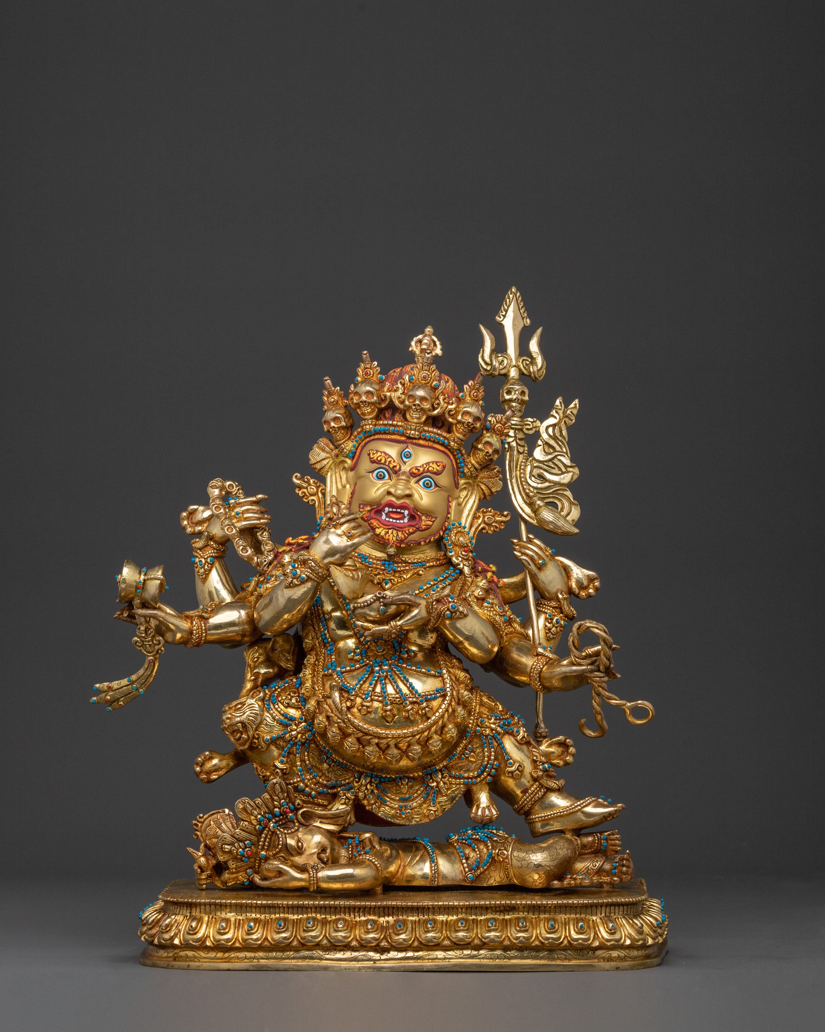 Six-Armed Mahakala: Sacred Meditation Art