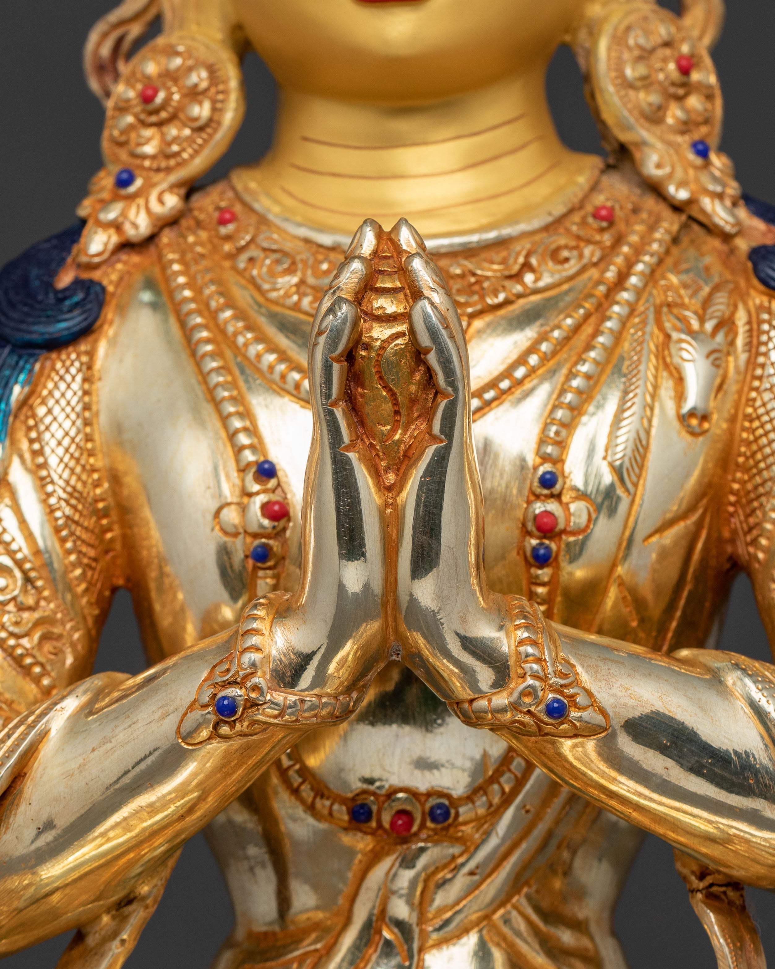Four-Armed Chenrezig Statue | Serene Compassion