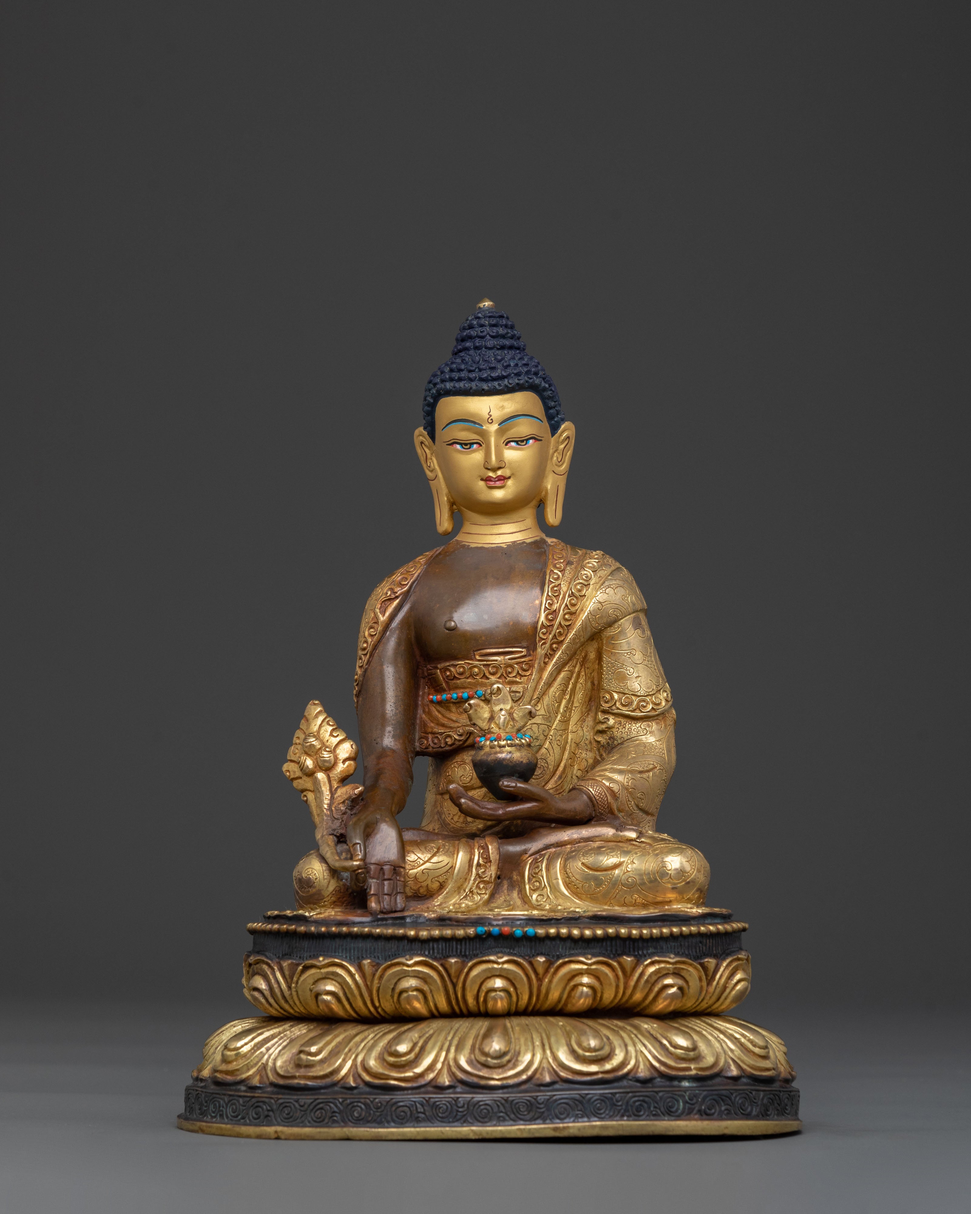 Medicine Buddha Longevity Blessing Statue
