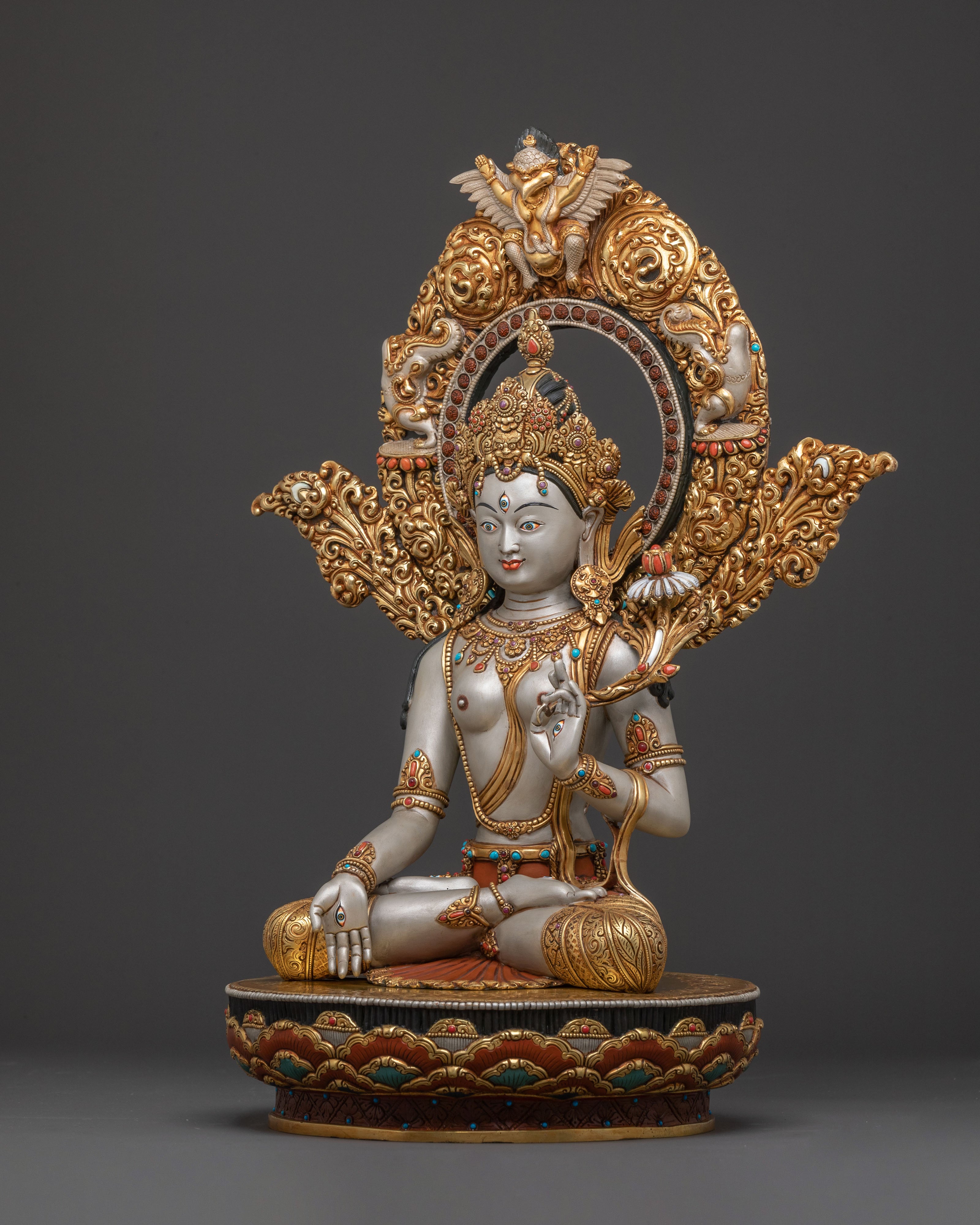 Longevity White Tara Statue | Symbolism of Healing