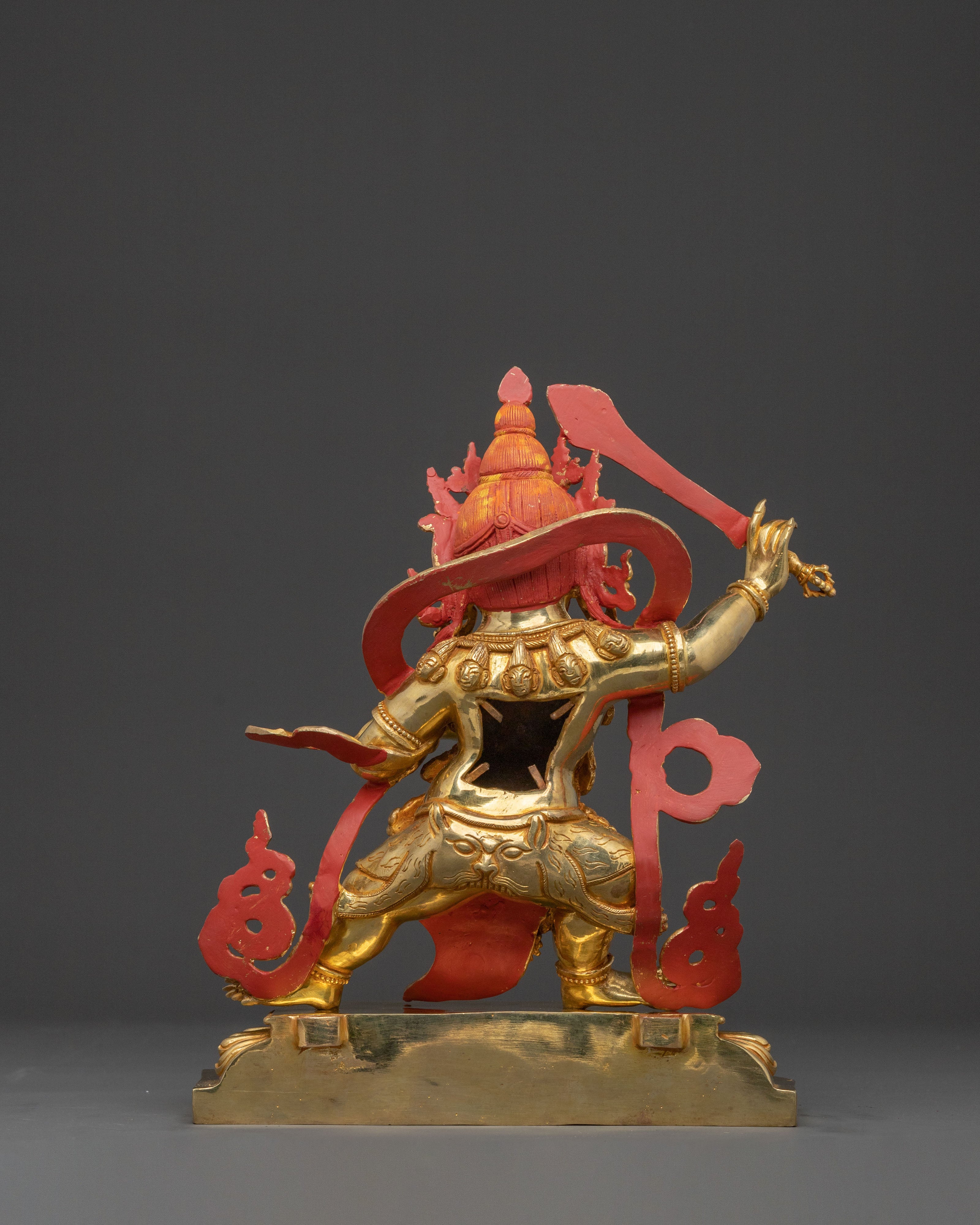 Black Manjushri Protection Sculpture | Wrathful Wisdom Deity