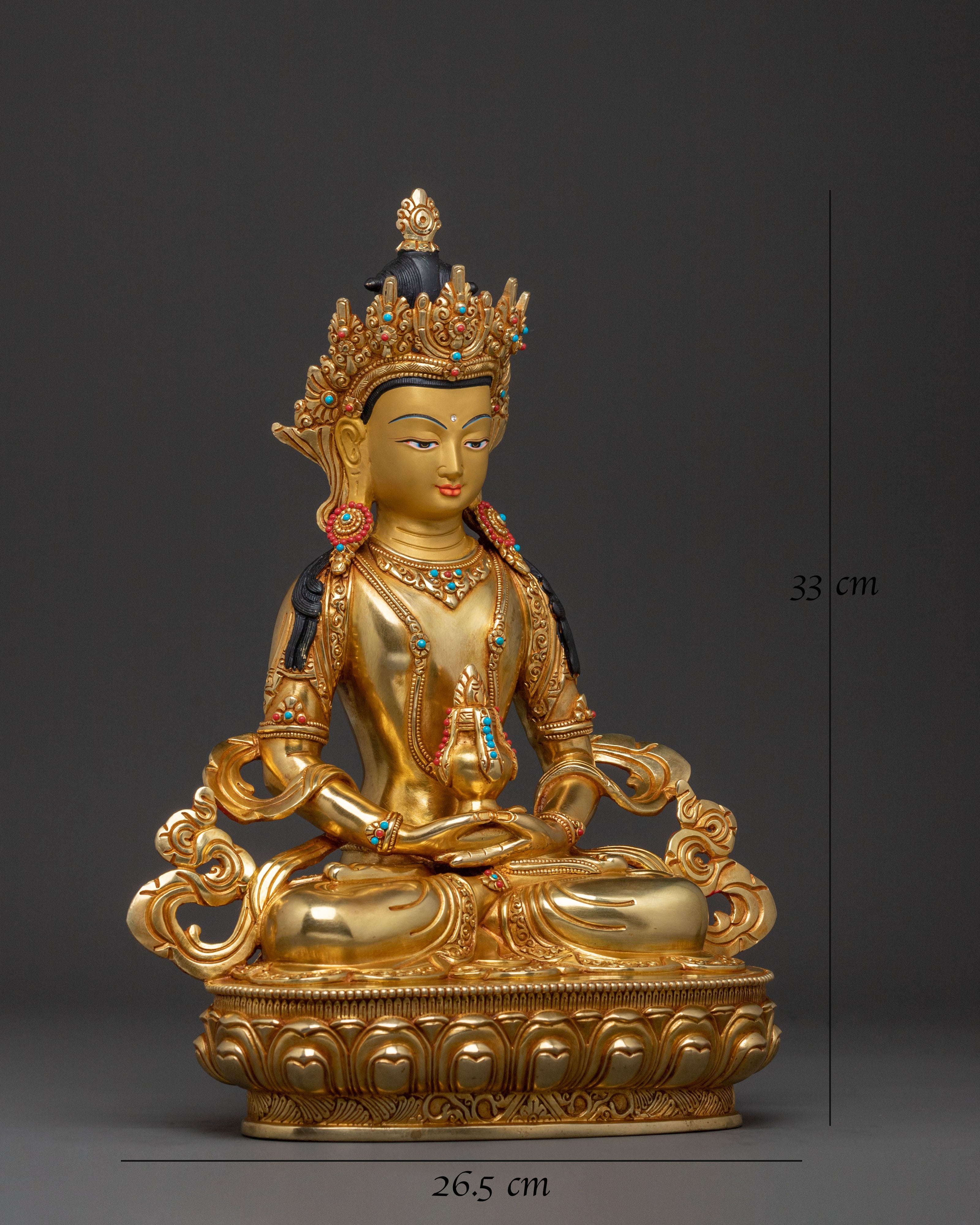 Amitayus Buddha Spiritual Statue | Spiritual Vitality