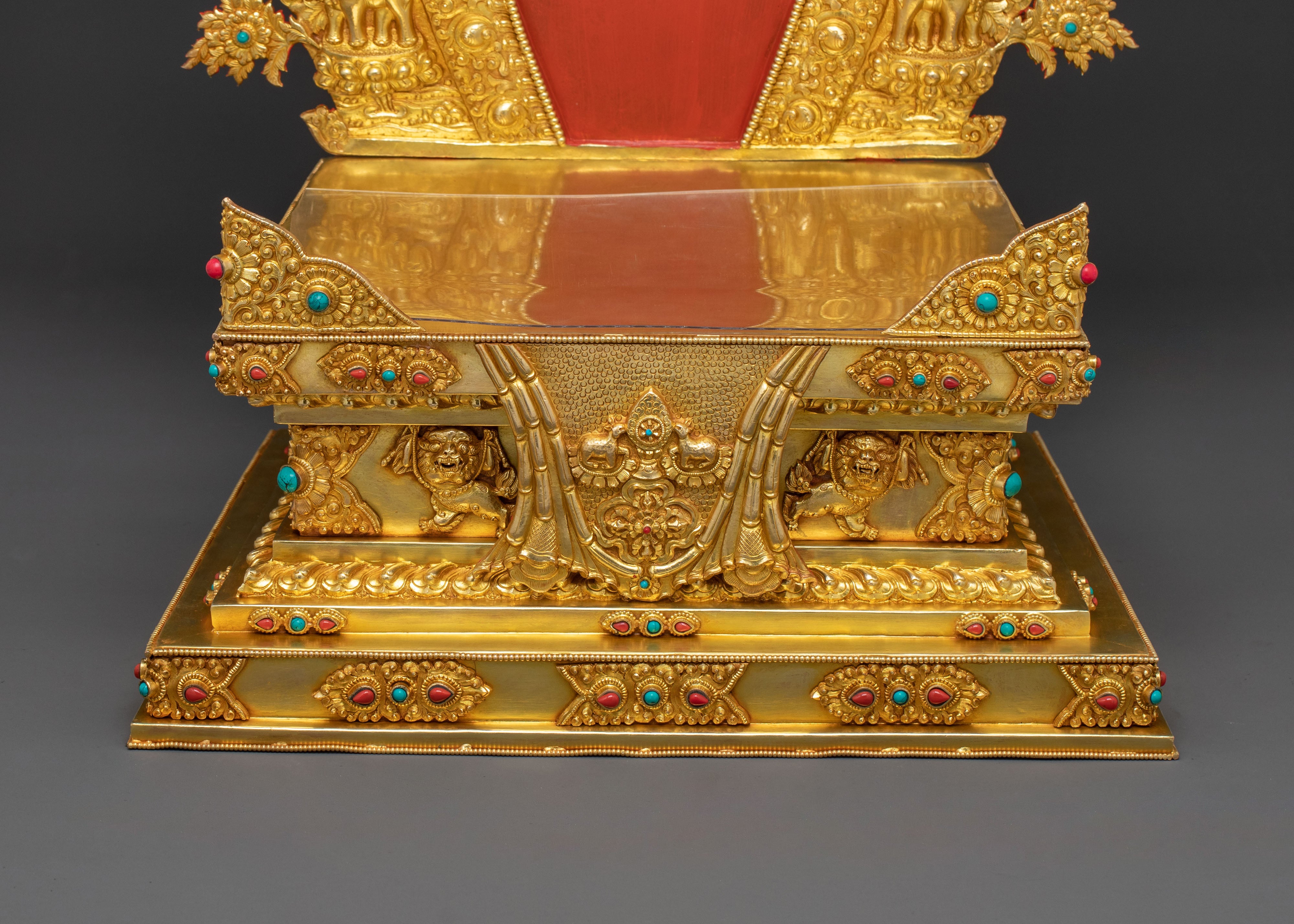 Seated Green Tara Goddess Sculpture | Compassion Goddess