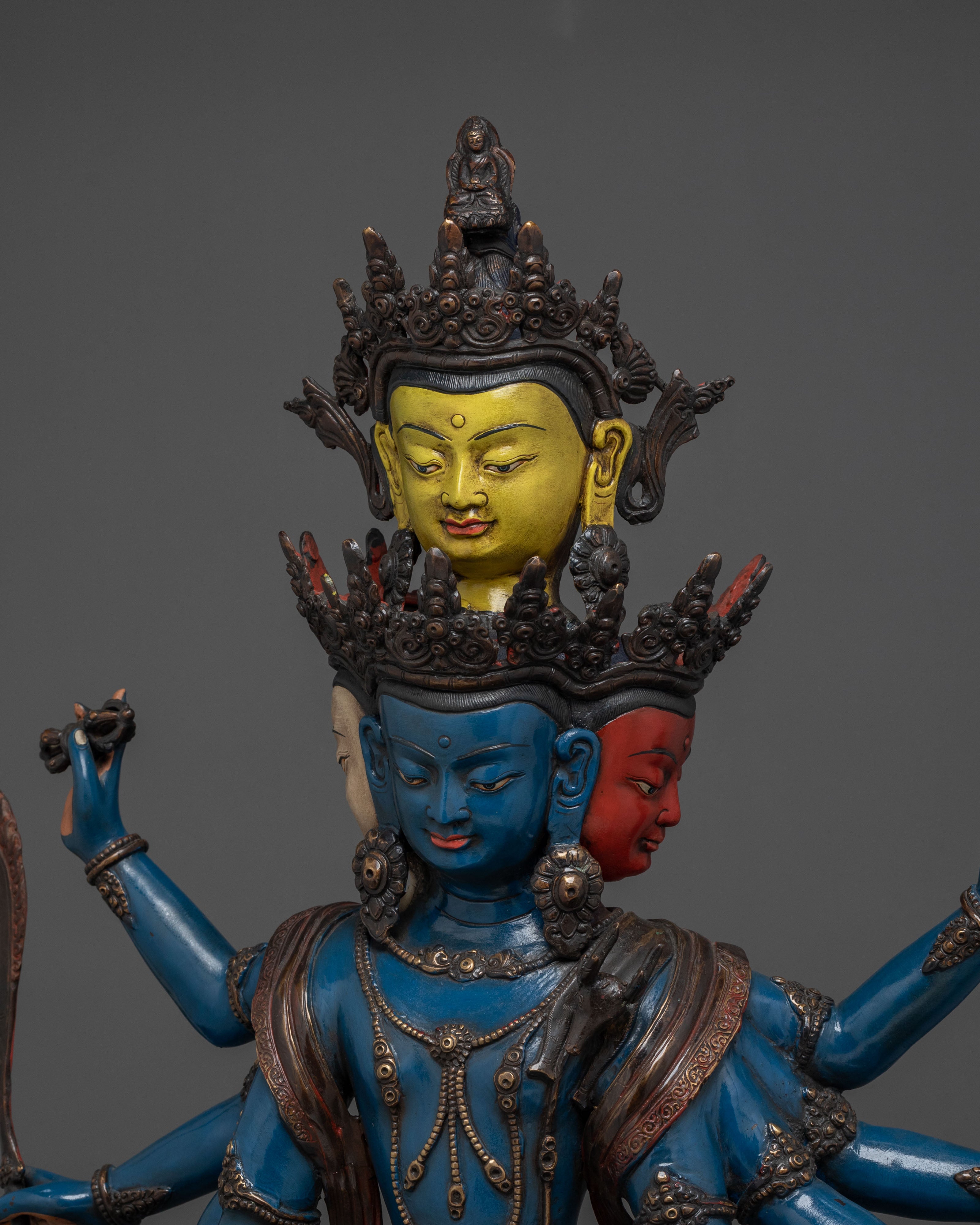 Lokeshwor Traditional Figurine in Pure Copper