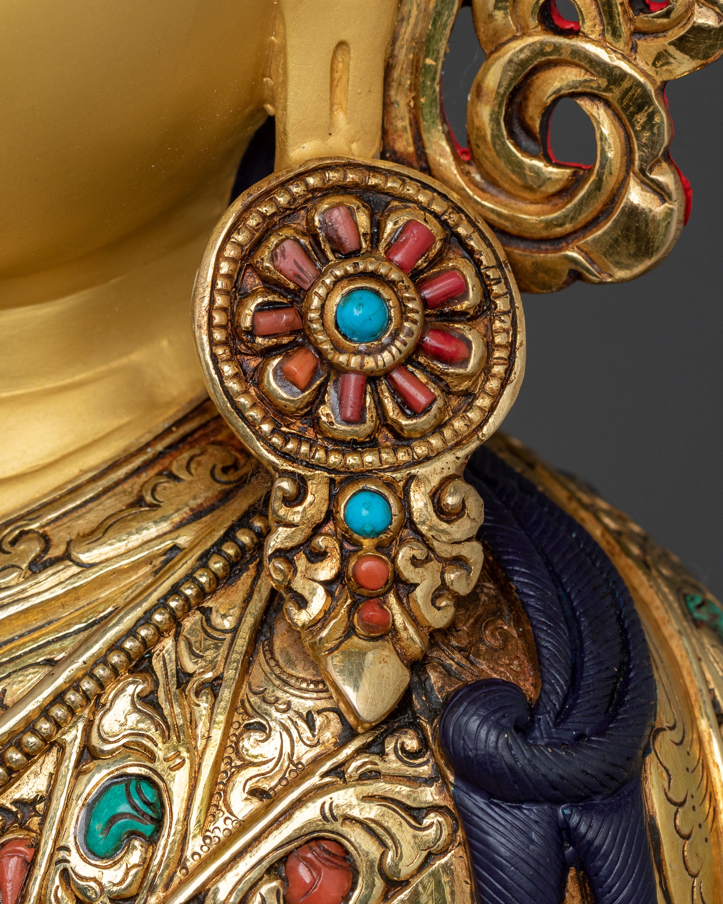Guru Norla: 24K Gold Gilded Sacred Figurine