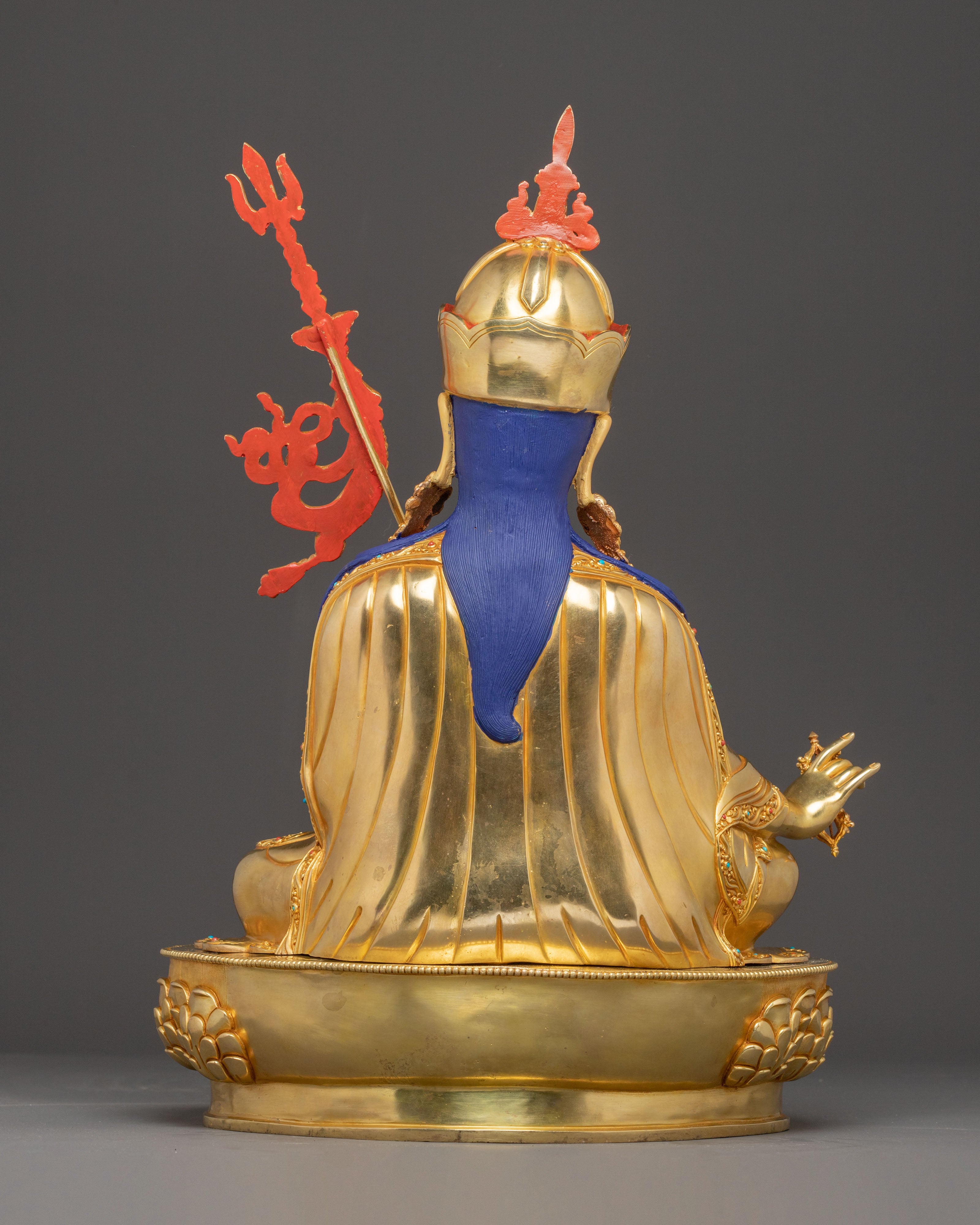 Radiant Guru Rinpoche Handmade Sculpture | Padmasambhava Statue